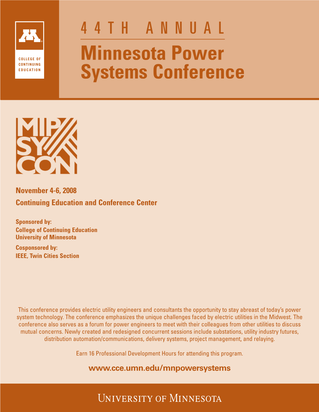 Minnesota Power Systems Conference