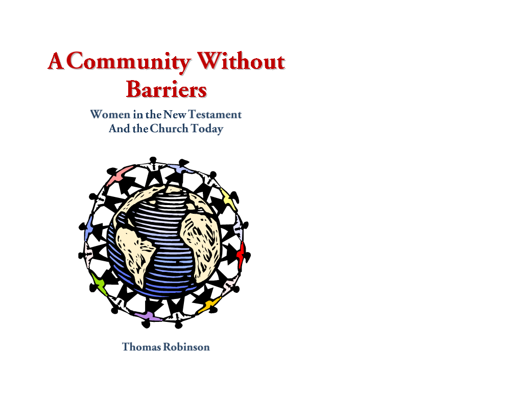 “A Community Without Barriers”