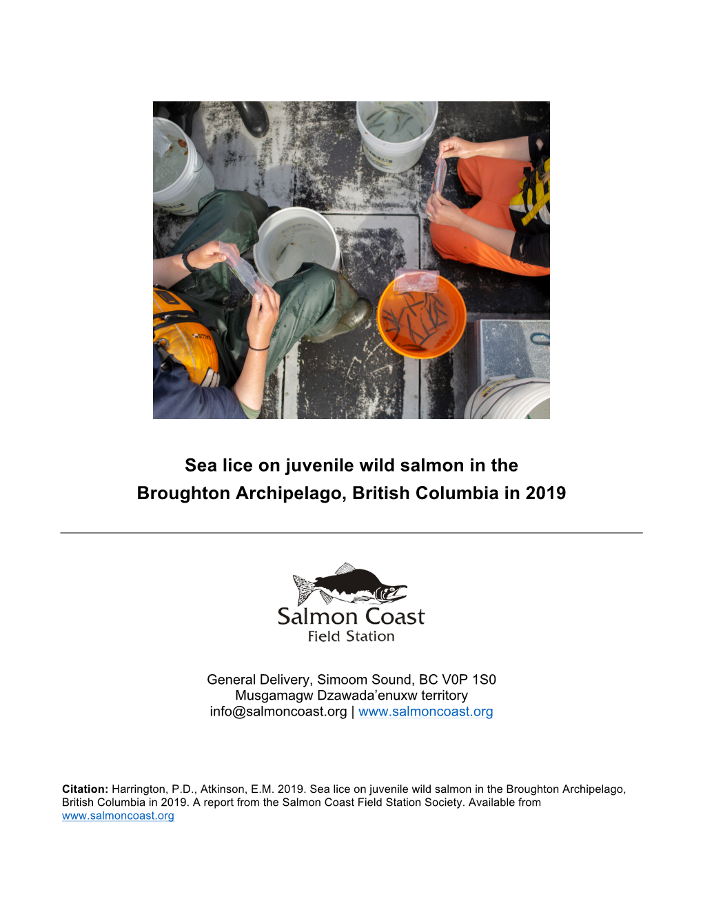 Sea Lice Report 2019