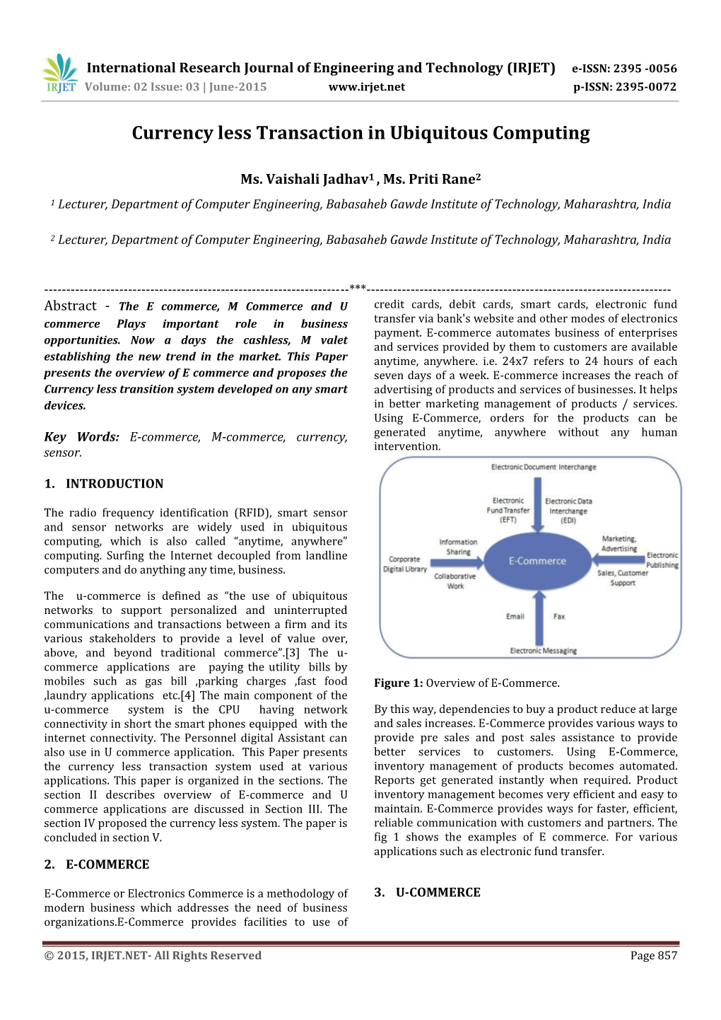 Currency Less Transaction in Ubiquitous Computing