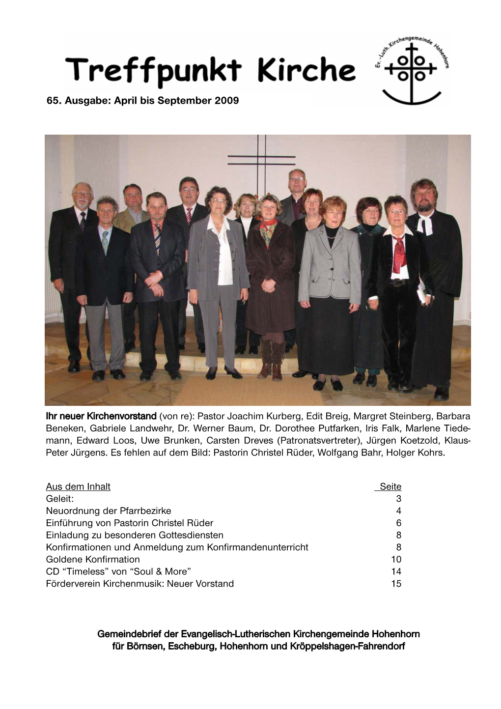 65. Ausgabe: April Bis September 2009