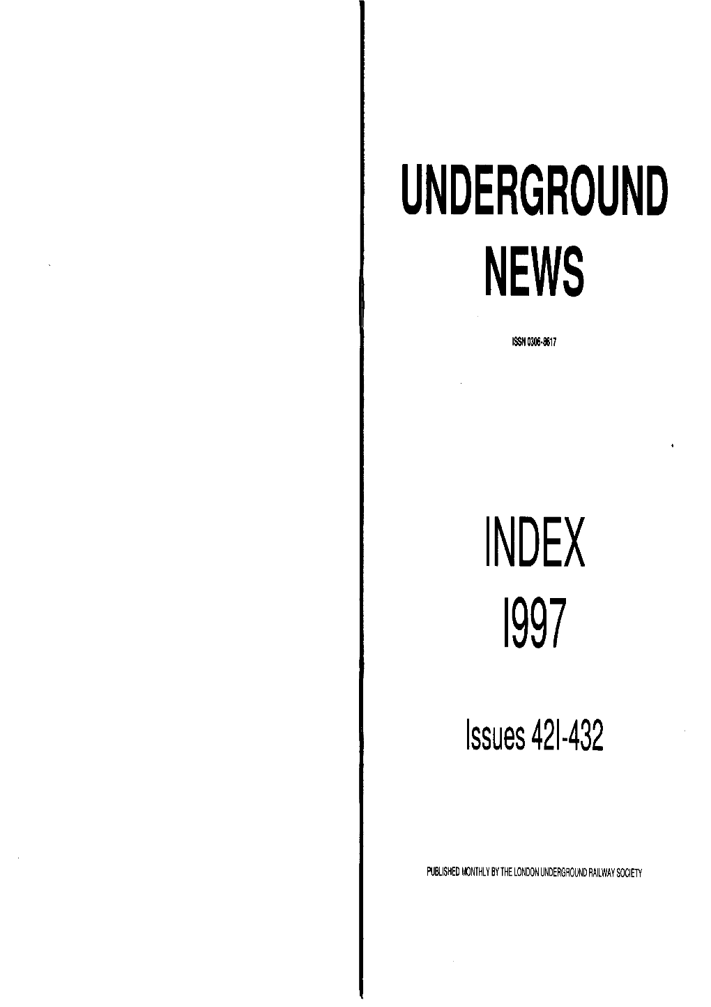 Underground News Index