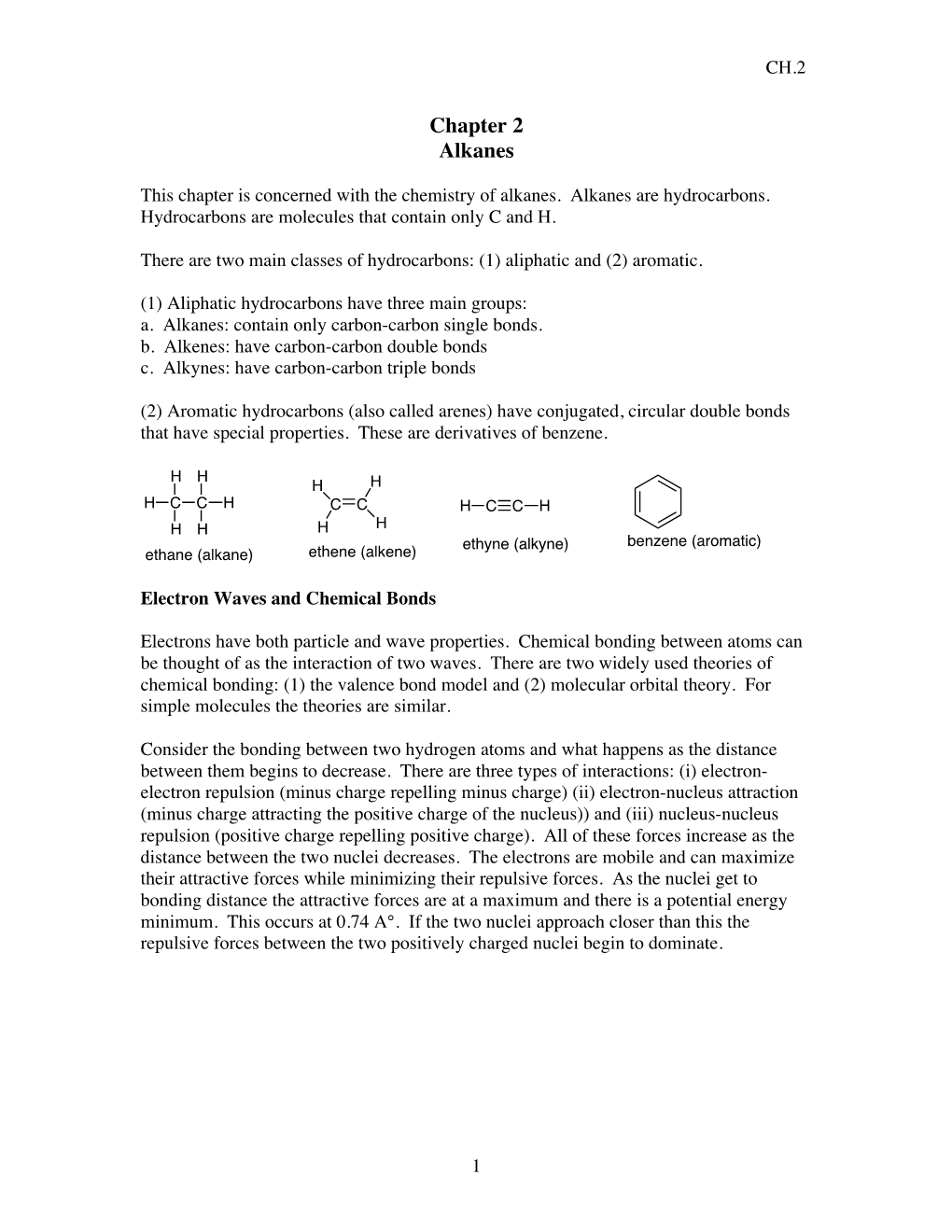 Chapter 2 Alkanes