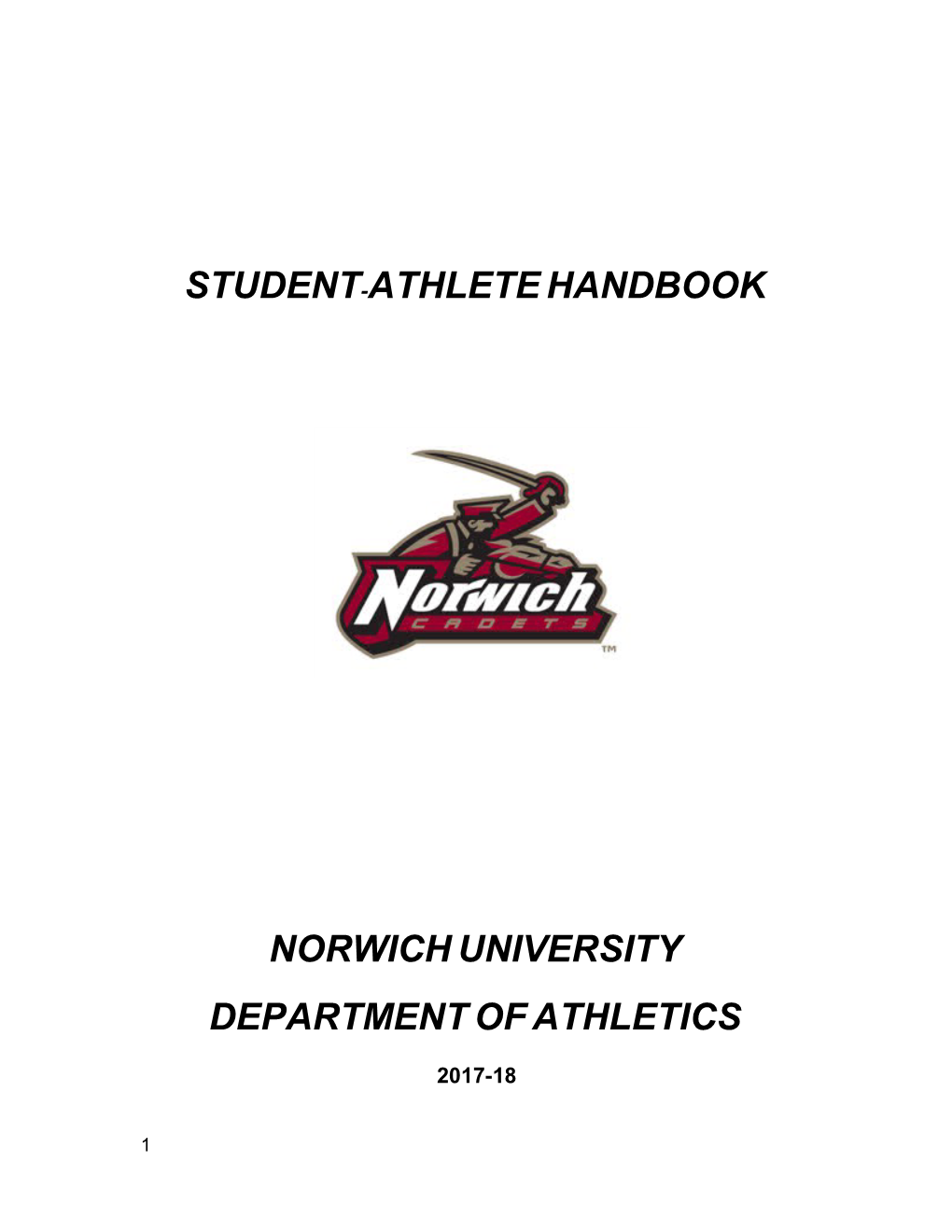 Student-Athlete Handbook