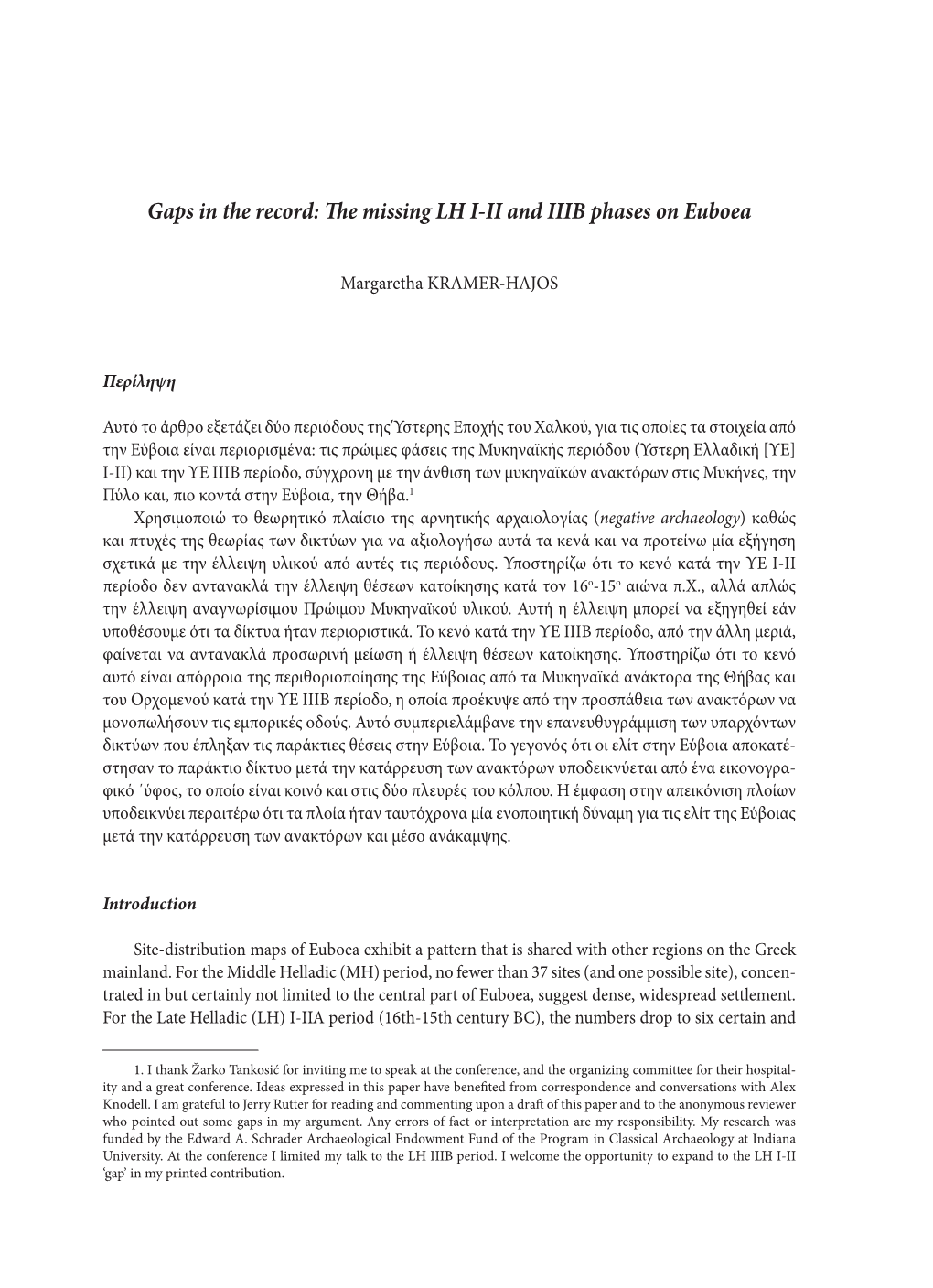 The Missing LH I-II and IIIB Phases on Euboea