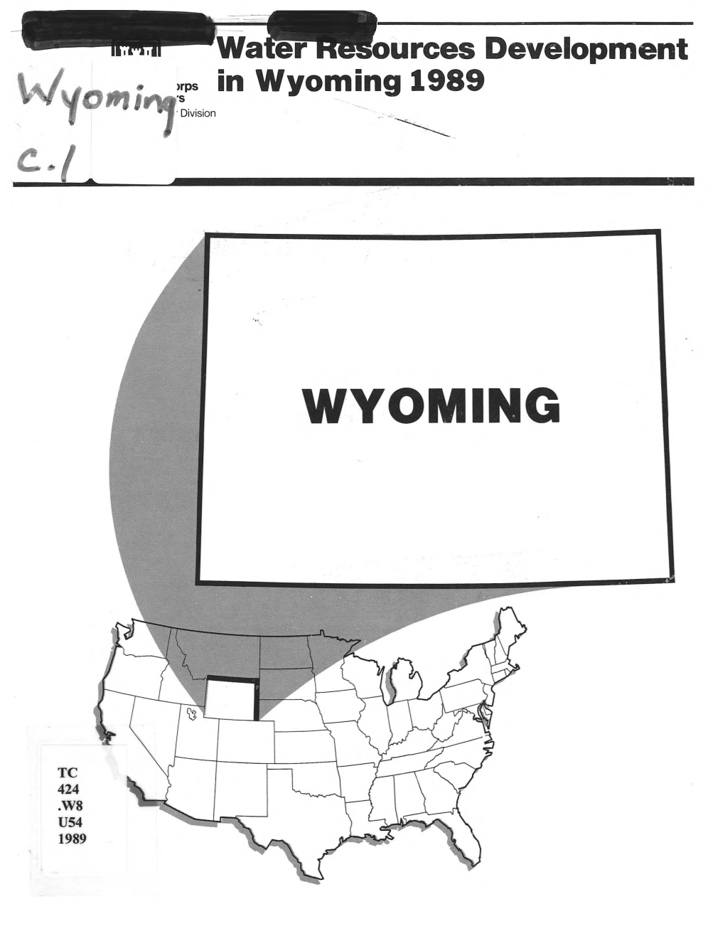 Water Resources Development in Wyoming 1989