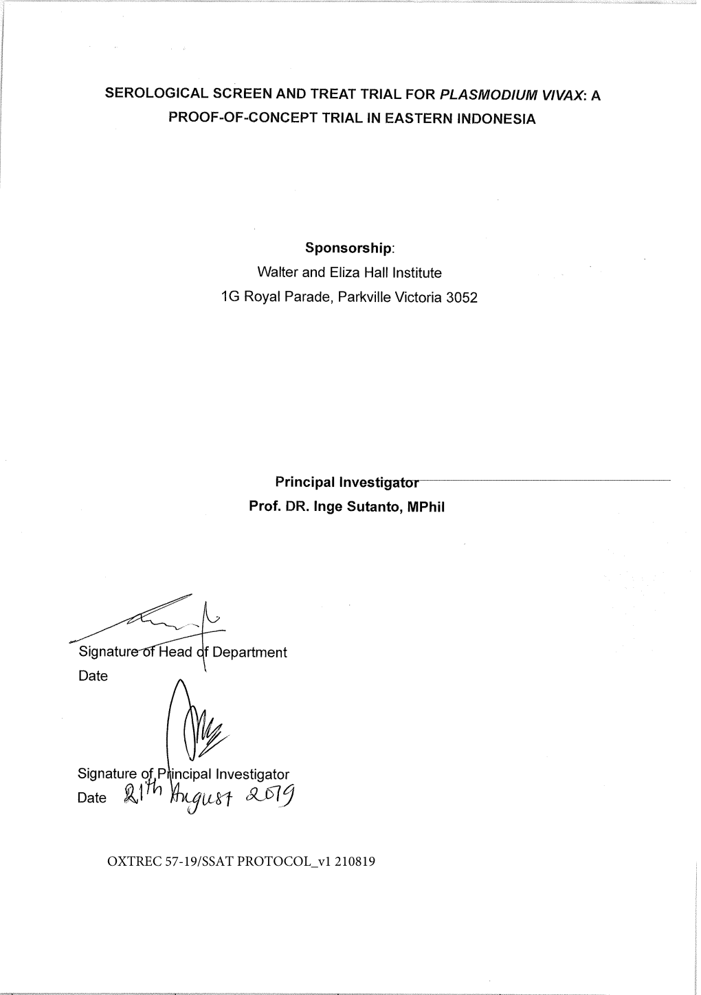 MTC-Surveillance and Treatment of Asymtomatic Malaria V4