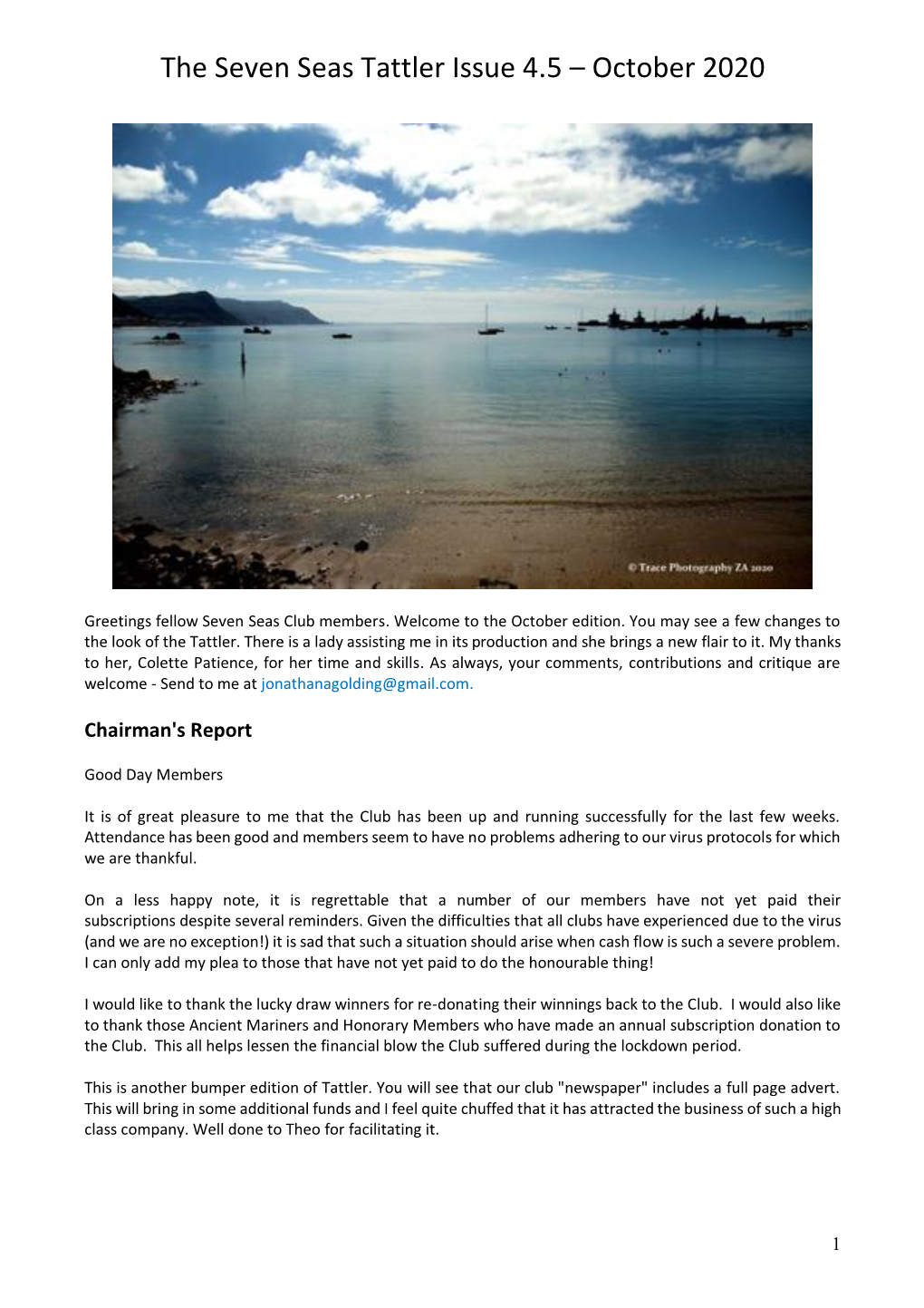 The Seven Seas Tattler Issue 4.5 – October 2020