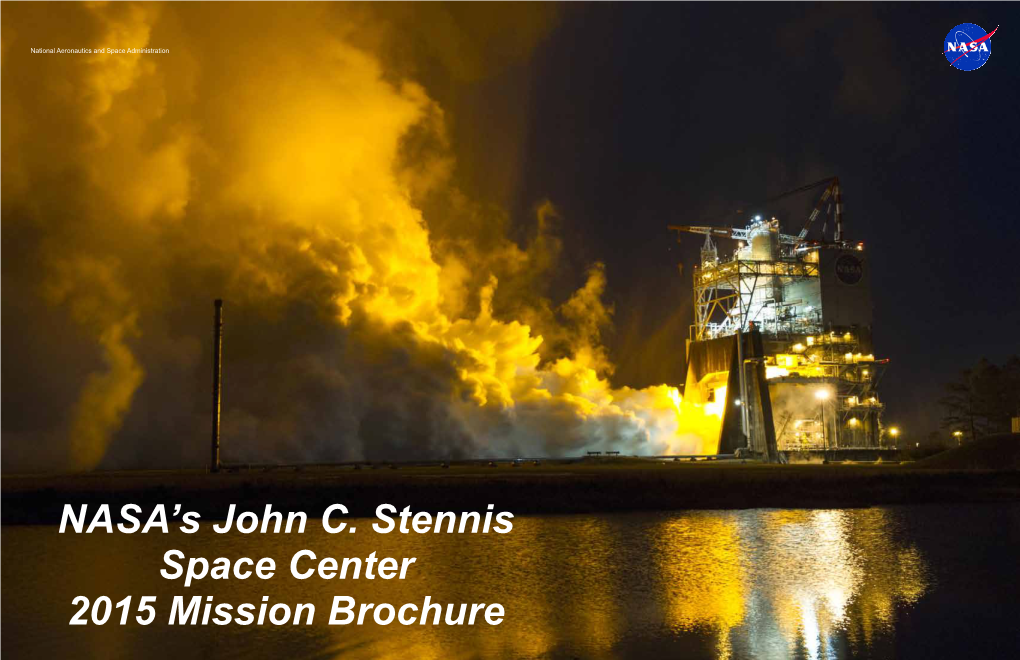 NASA's John C. Stennis Space Center 2015 Mission Brochure