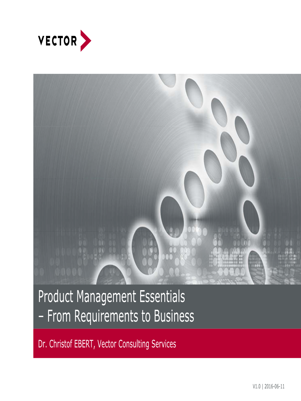 Product Management Essentials – from Requirements to Business