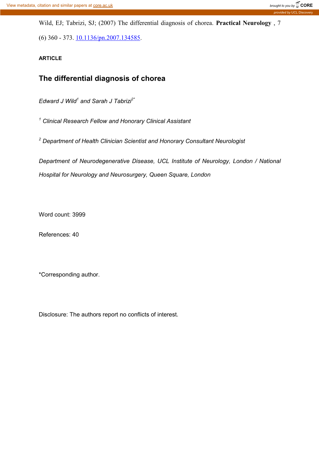 Huntington's Disease Phenocopies Are Clinically and Genetically