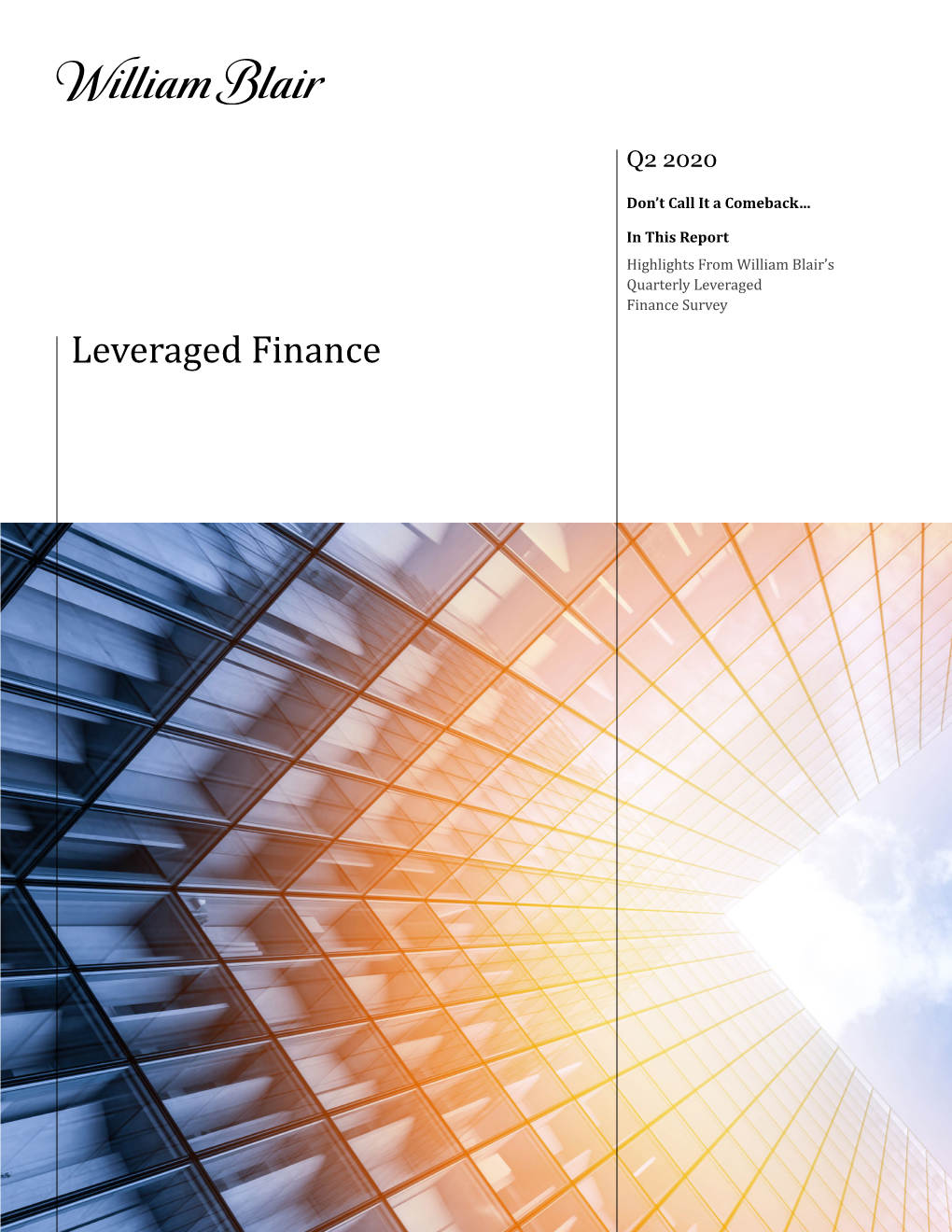 Leveraged Finance Report Q2-2020