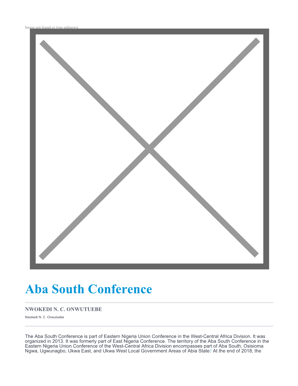 Aba South Conference