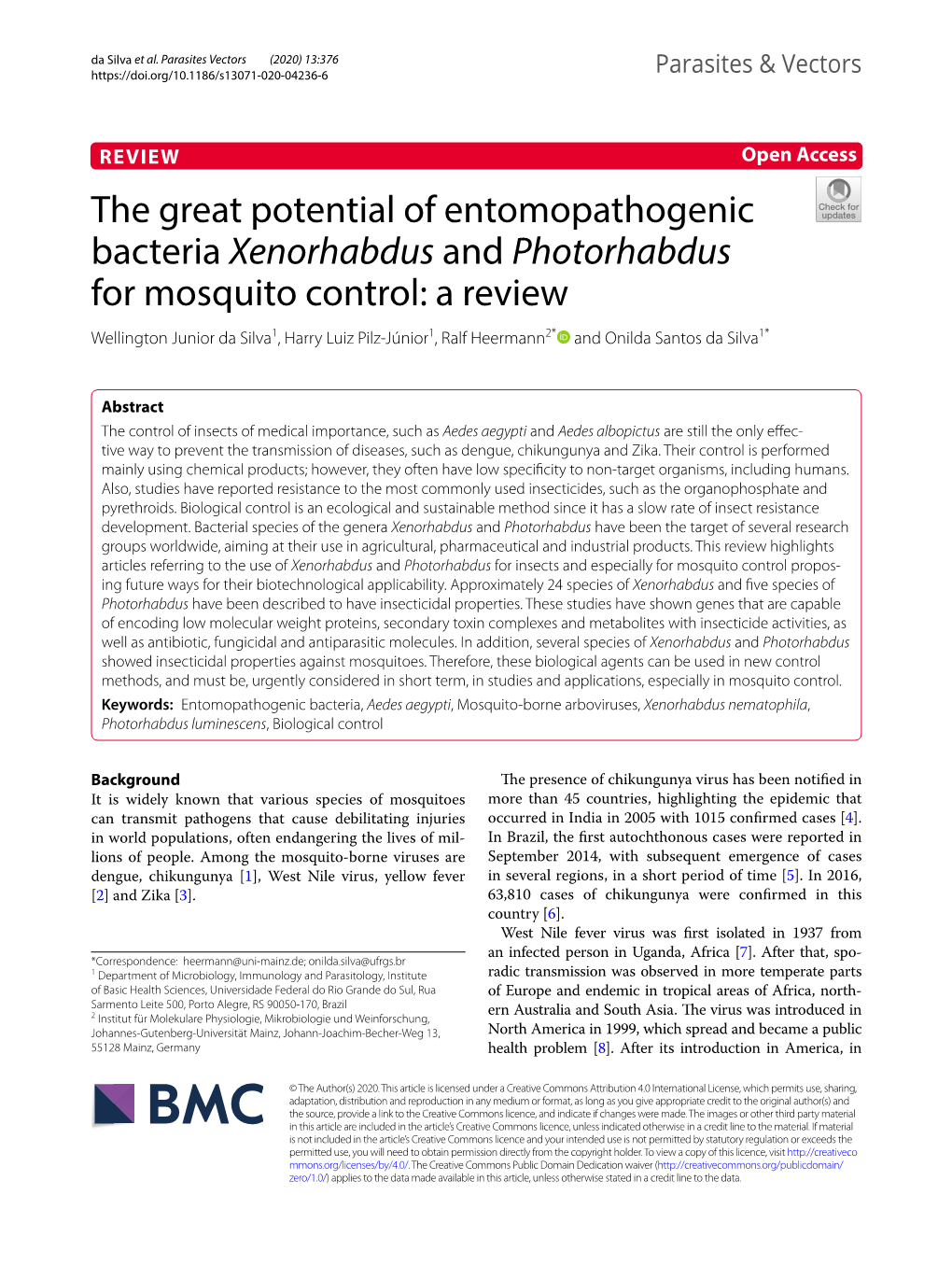 The Great Potential of Entomopathogenic Bacteria