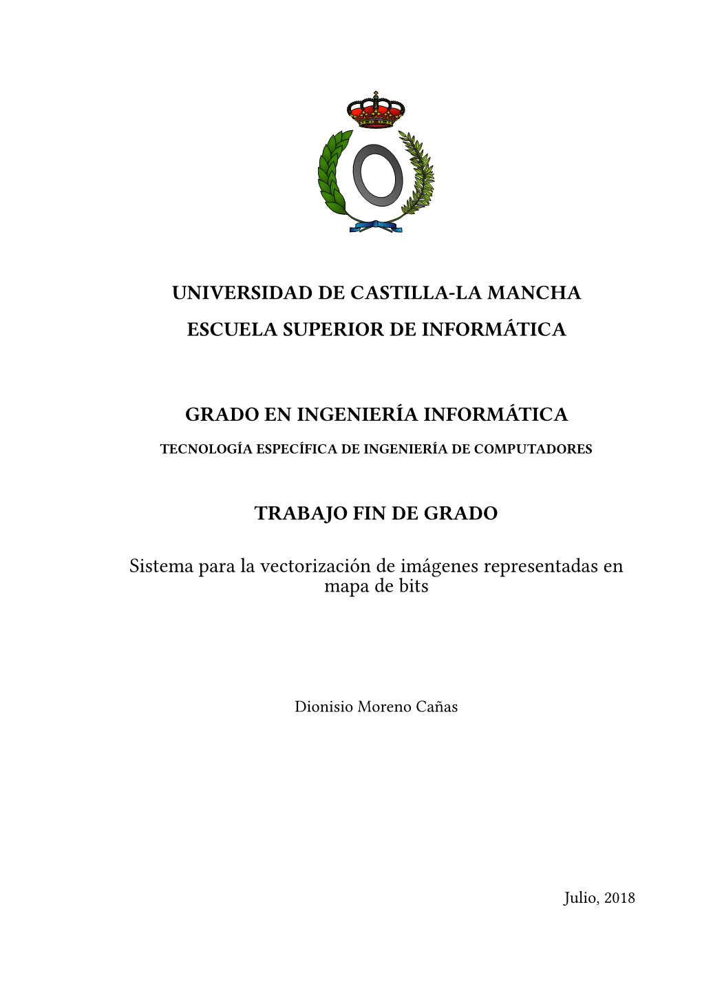 TRABAJO FIN DE GRADO Sistema Para La Vectorización De Imágenes