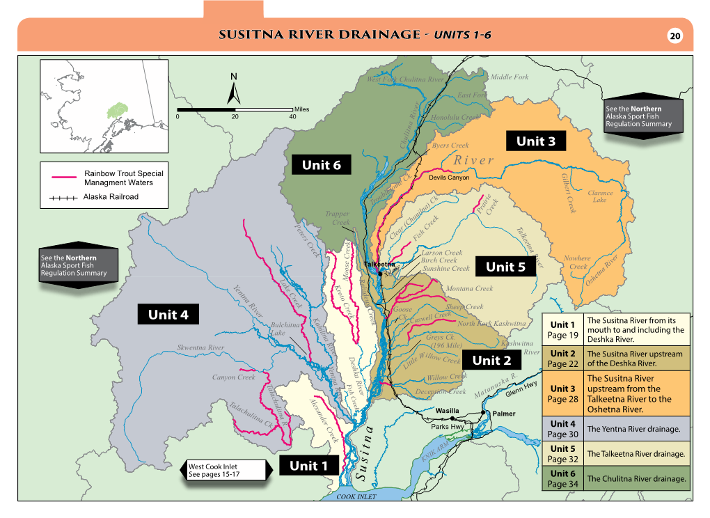 Susitna River Drainage - Units 1-6 20