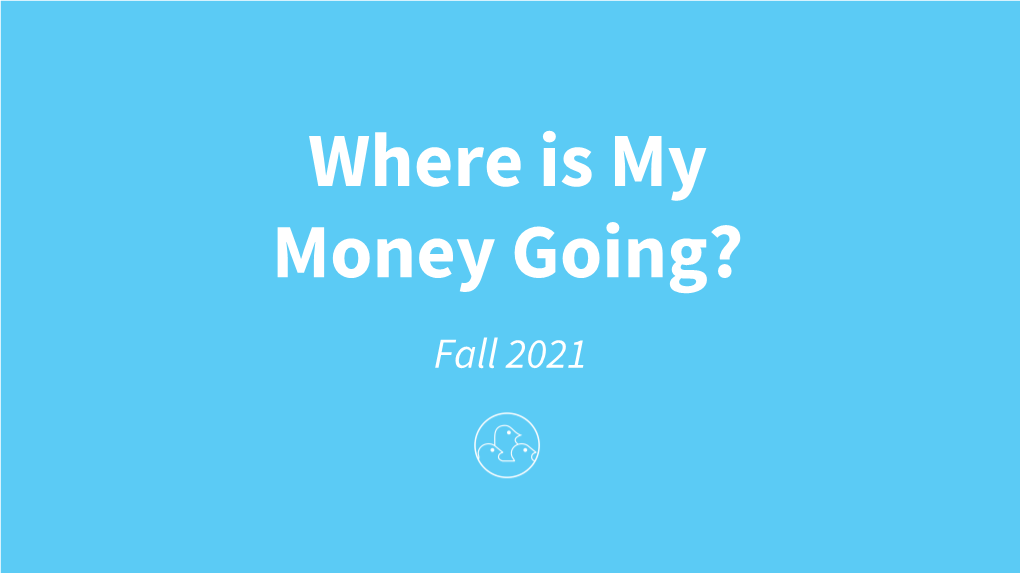 Where Is My Money Going? Fall 2021 You Have Two Different Ways of Viewing Your Mcgill Account Charges on Student the Student Accounts Section of Minerva