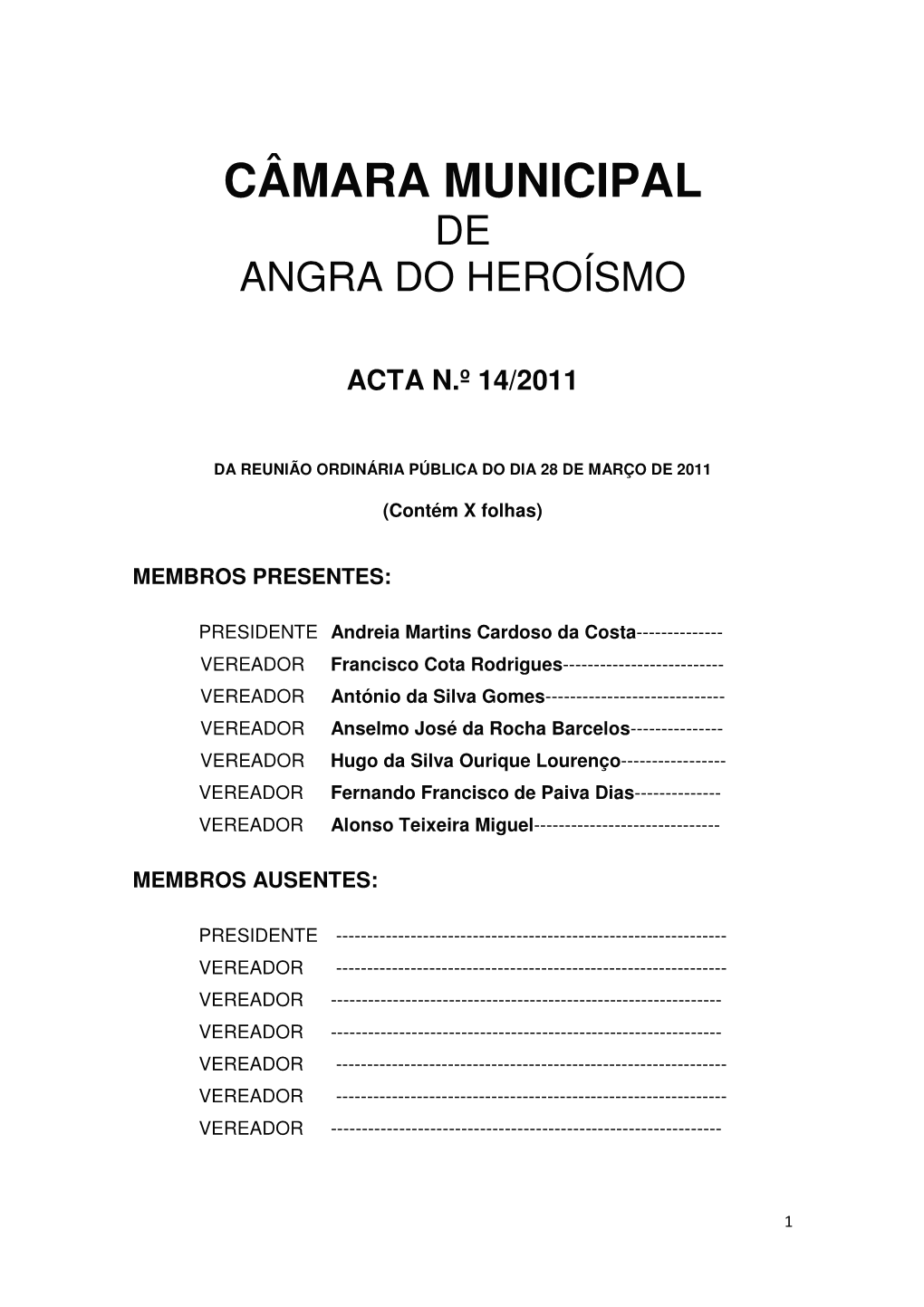 Câmara Municipal De Angra Do Heroísmo