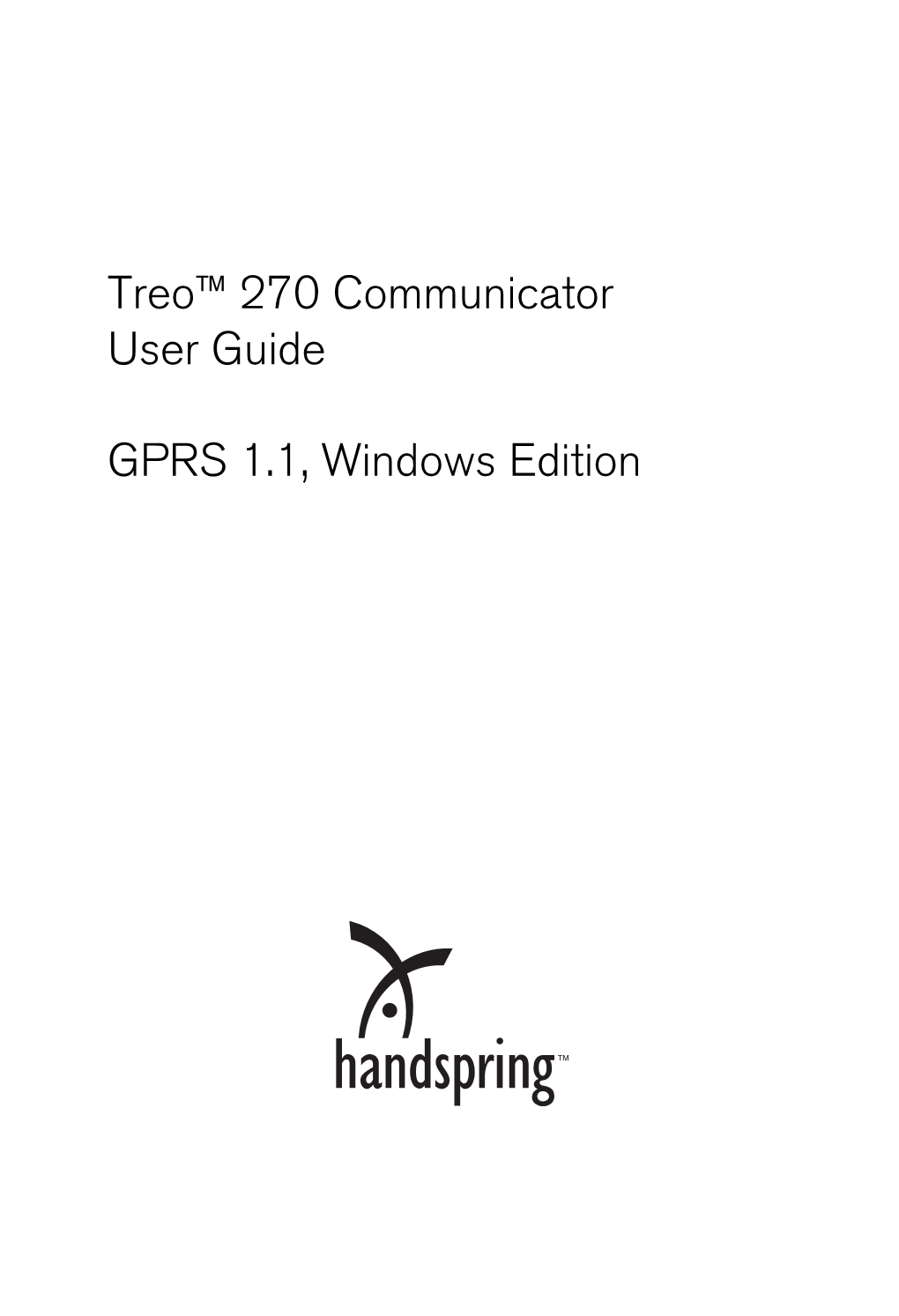 Treo 270 User Guide