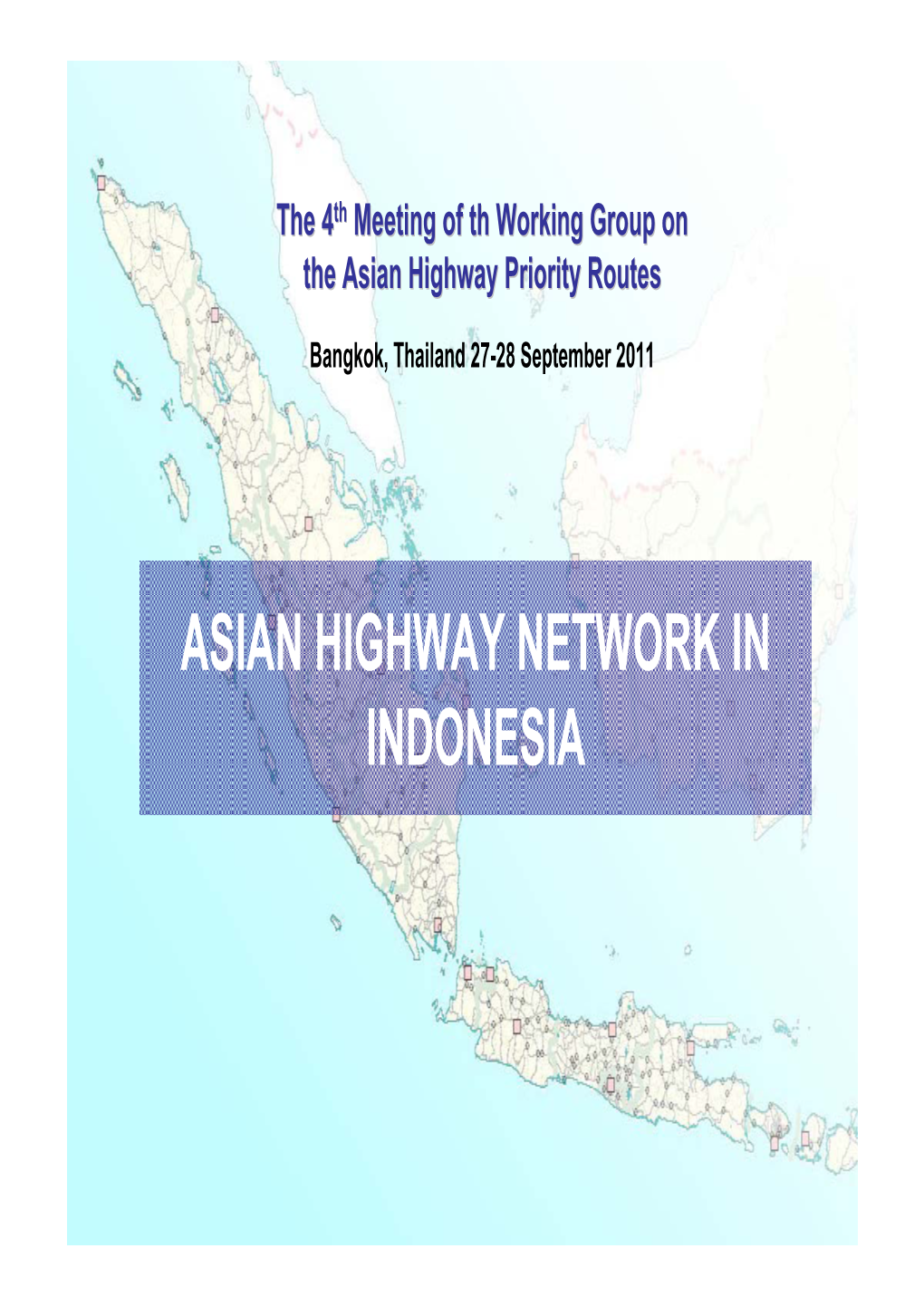 Asian Highway Network in Indonesia