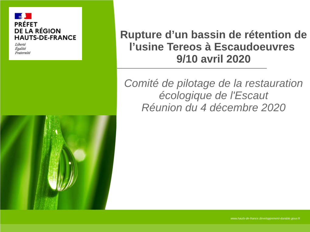 Rupture D'un Bassin De Rétention De L'usine Tereos À Escaudoeuvres 9