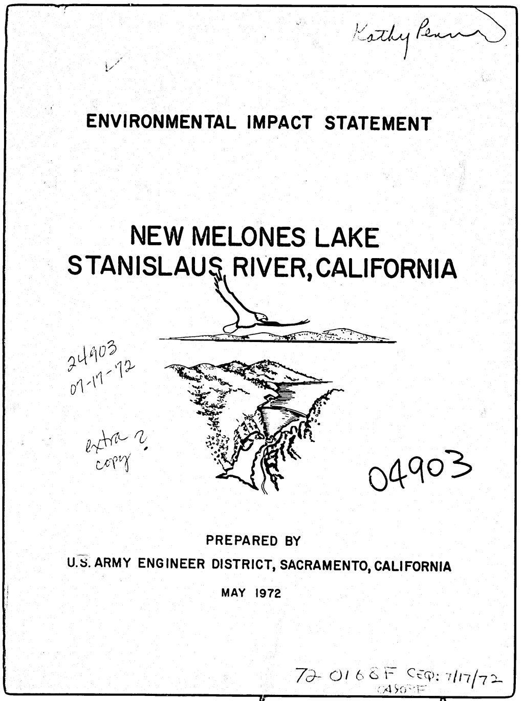 New Melones Lake, Stanislaus, California