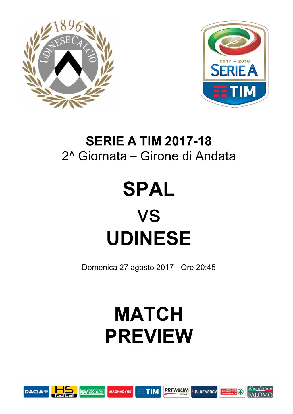 Udinese Match Preview