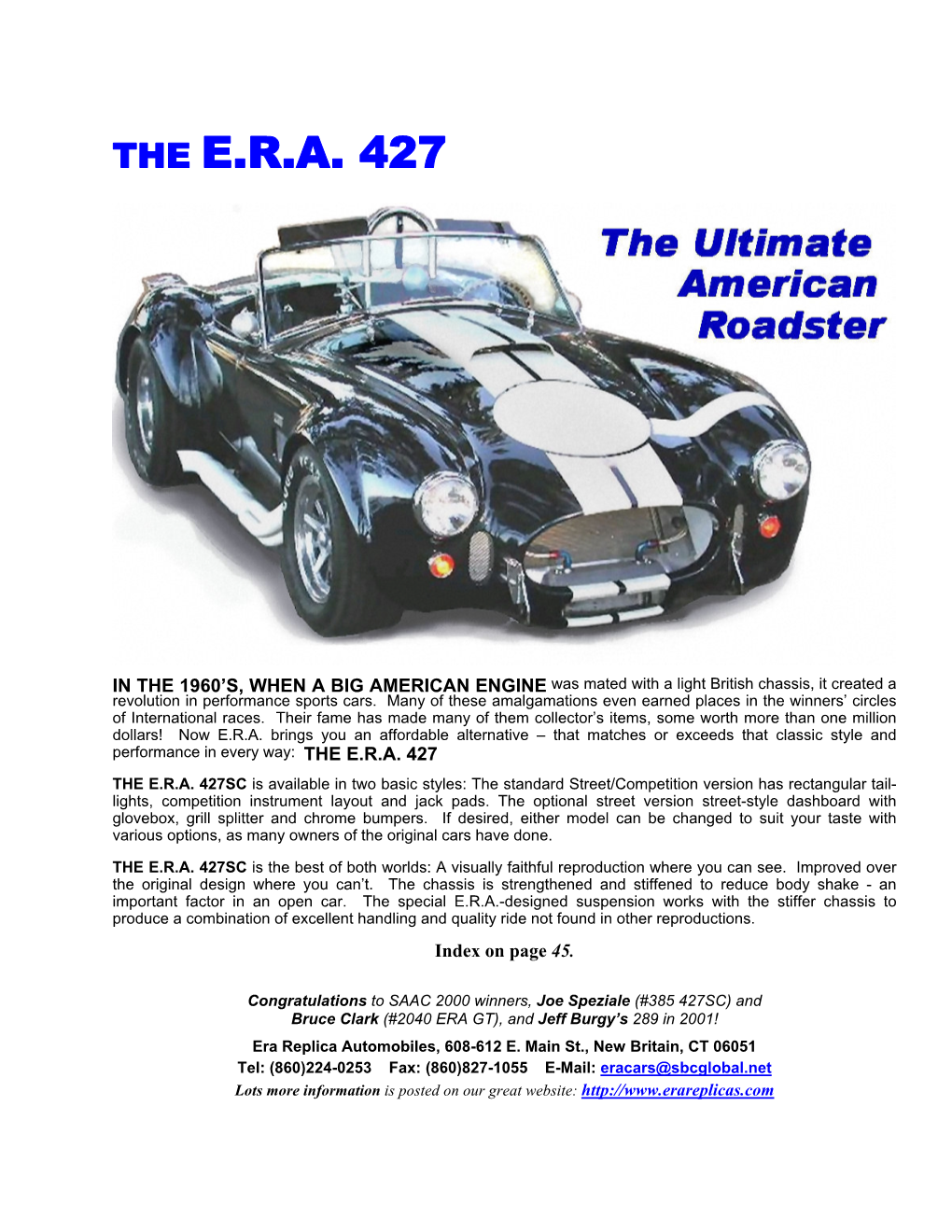 The E.R.A. 427