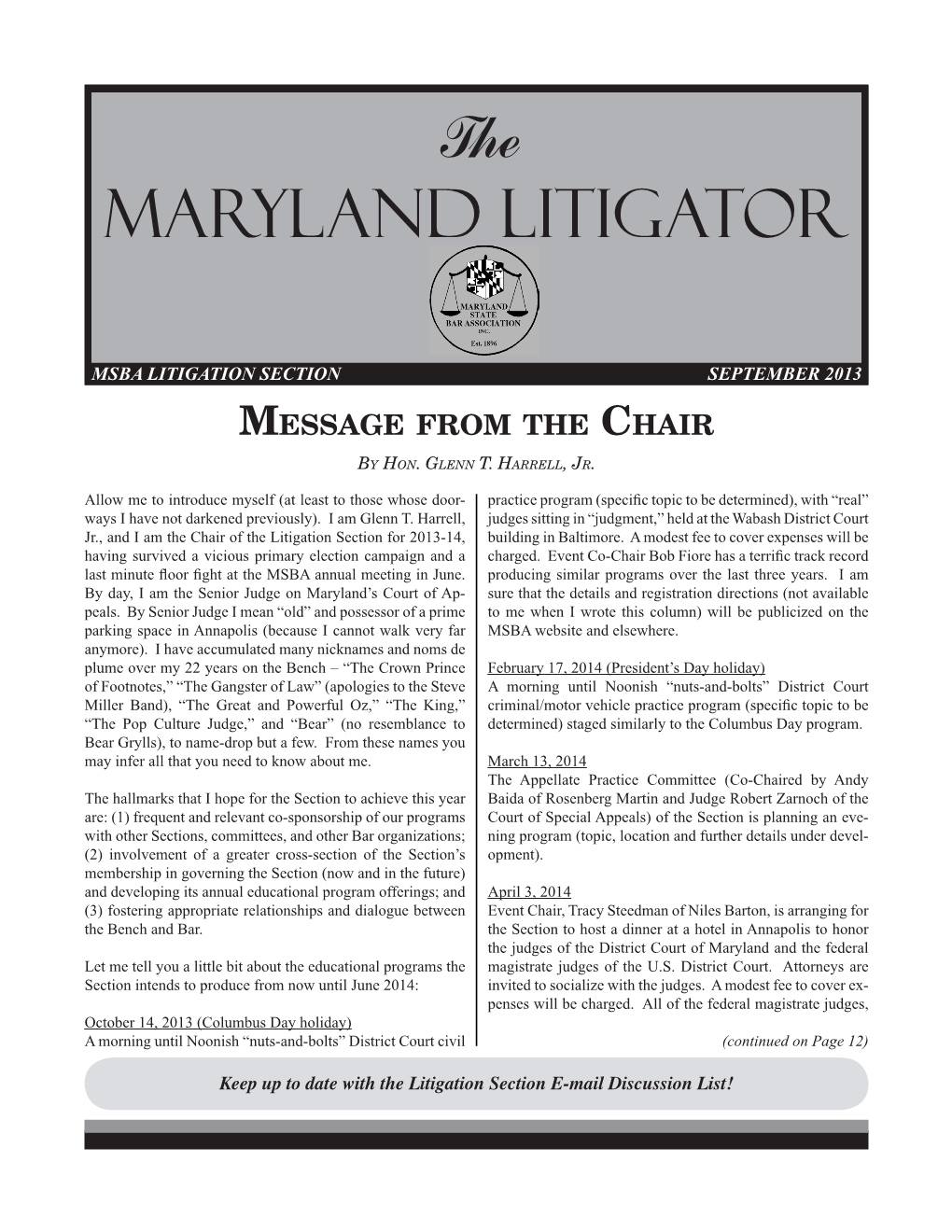 Maryland Litigator