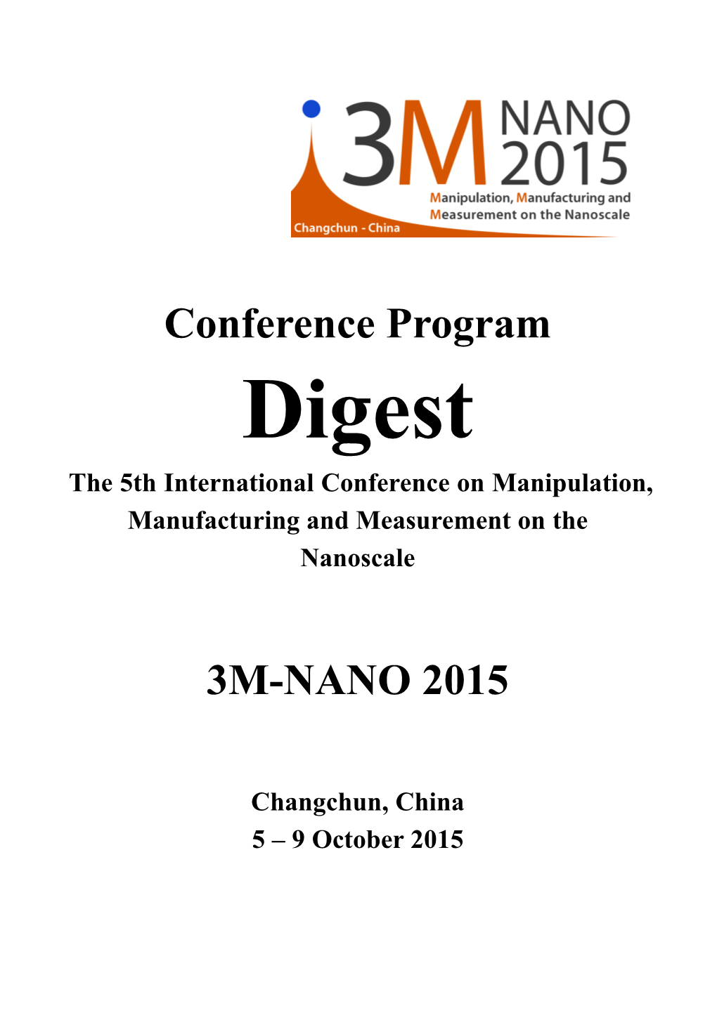 Conference Program Digest 2015.Pdf