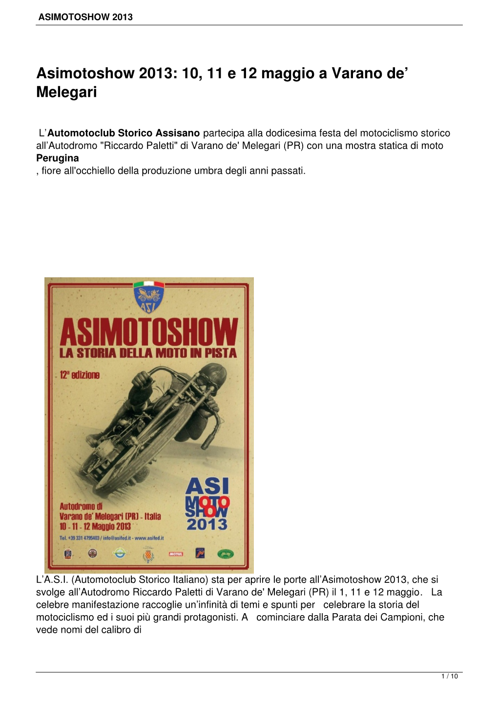 Asimotoshow 2013