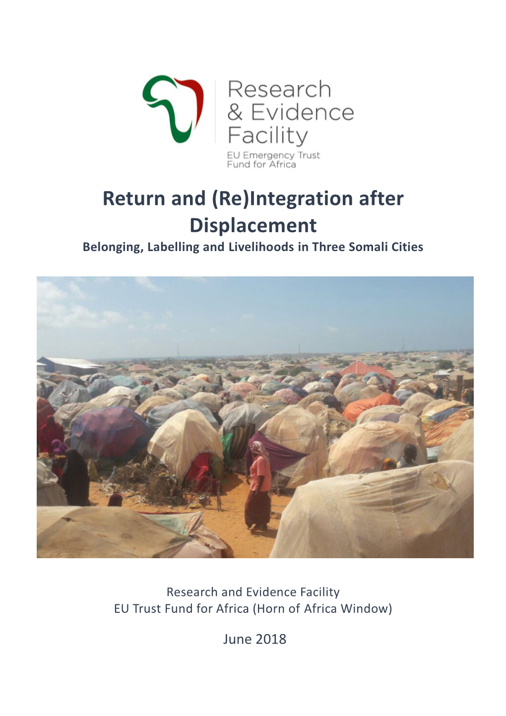 Return and (Re)Integration After Displacement Belonging, Labelling and Livelihoods in Three Somali Cities