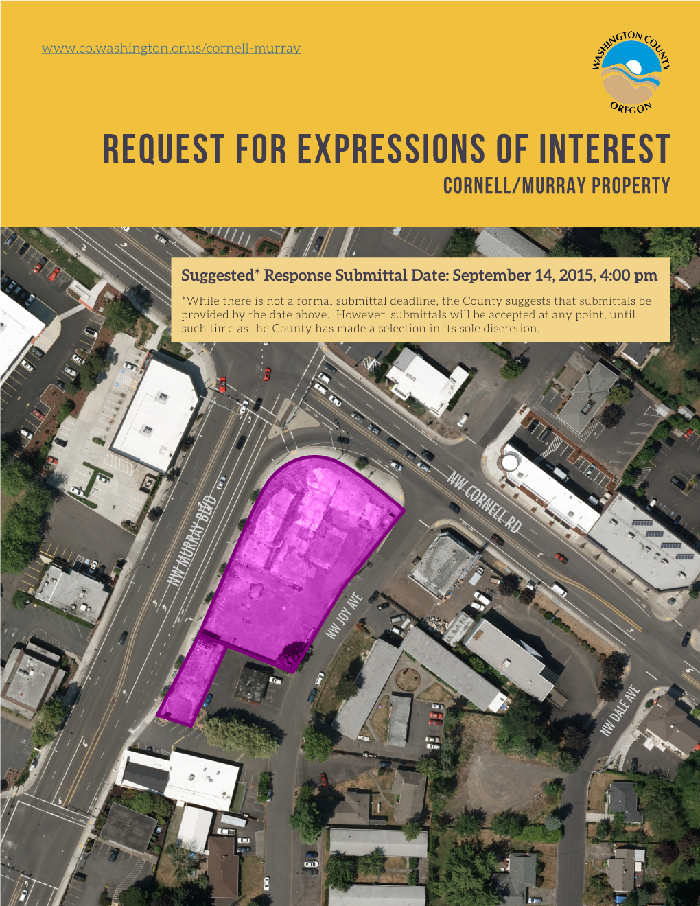 Request for Expressions of Interest CORNELL/MURRAY PROPERTY