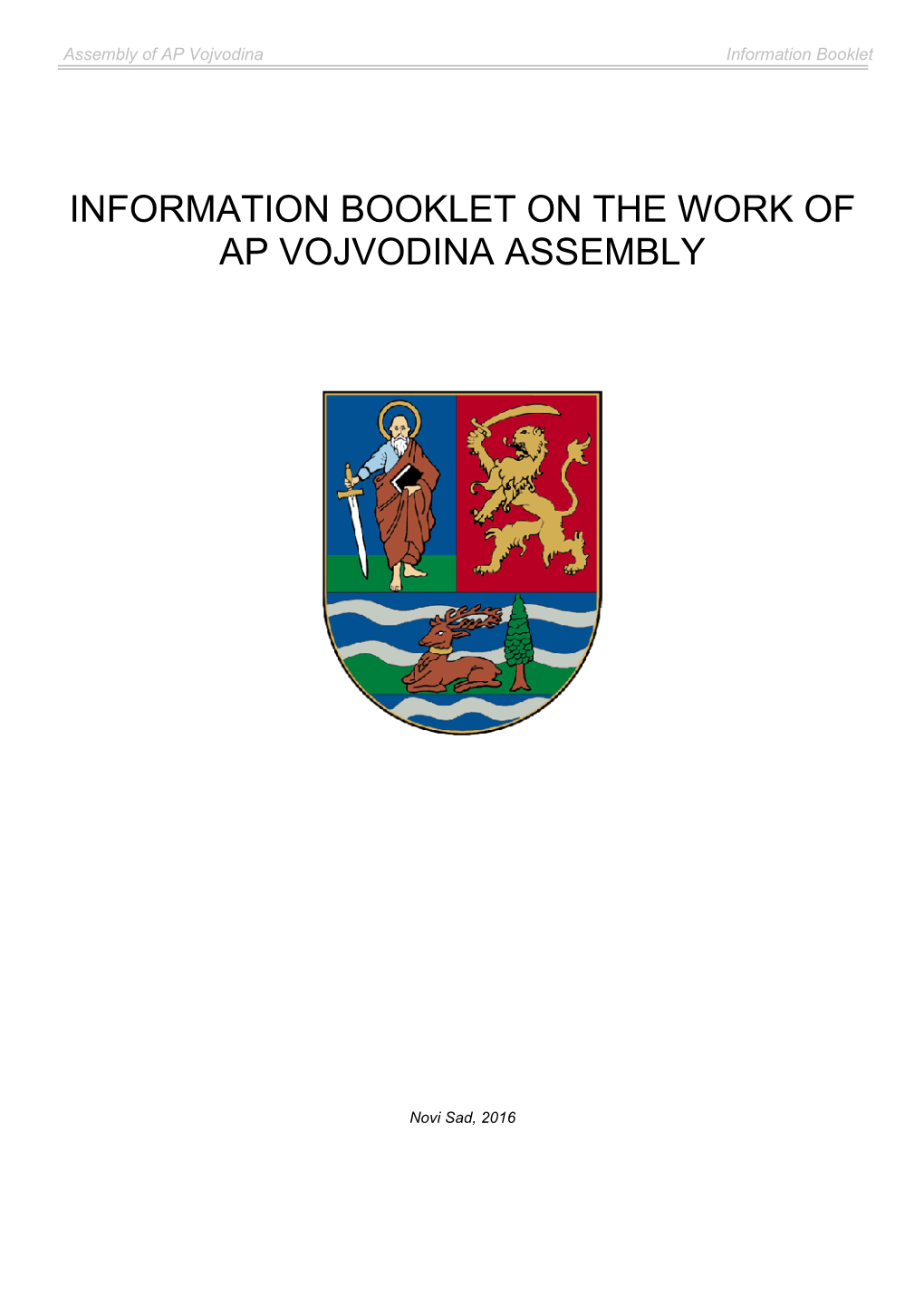 Information Booklet, Assembly Composition 2012-2016