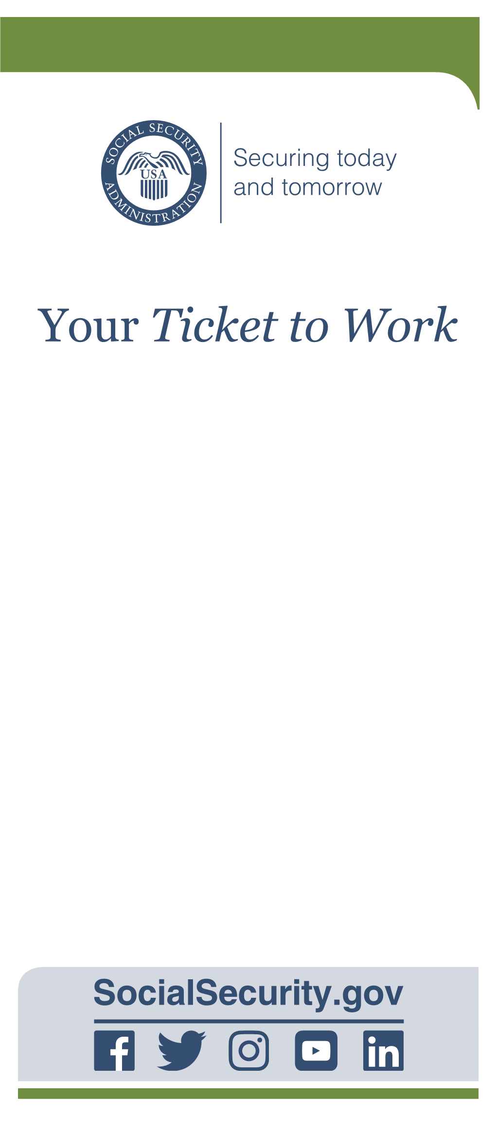 Your Ticket to Work Program