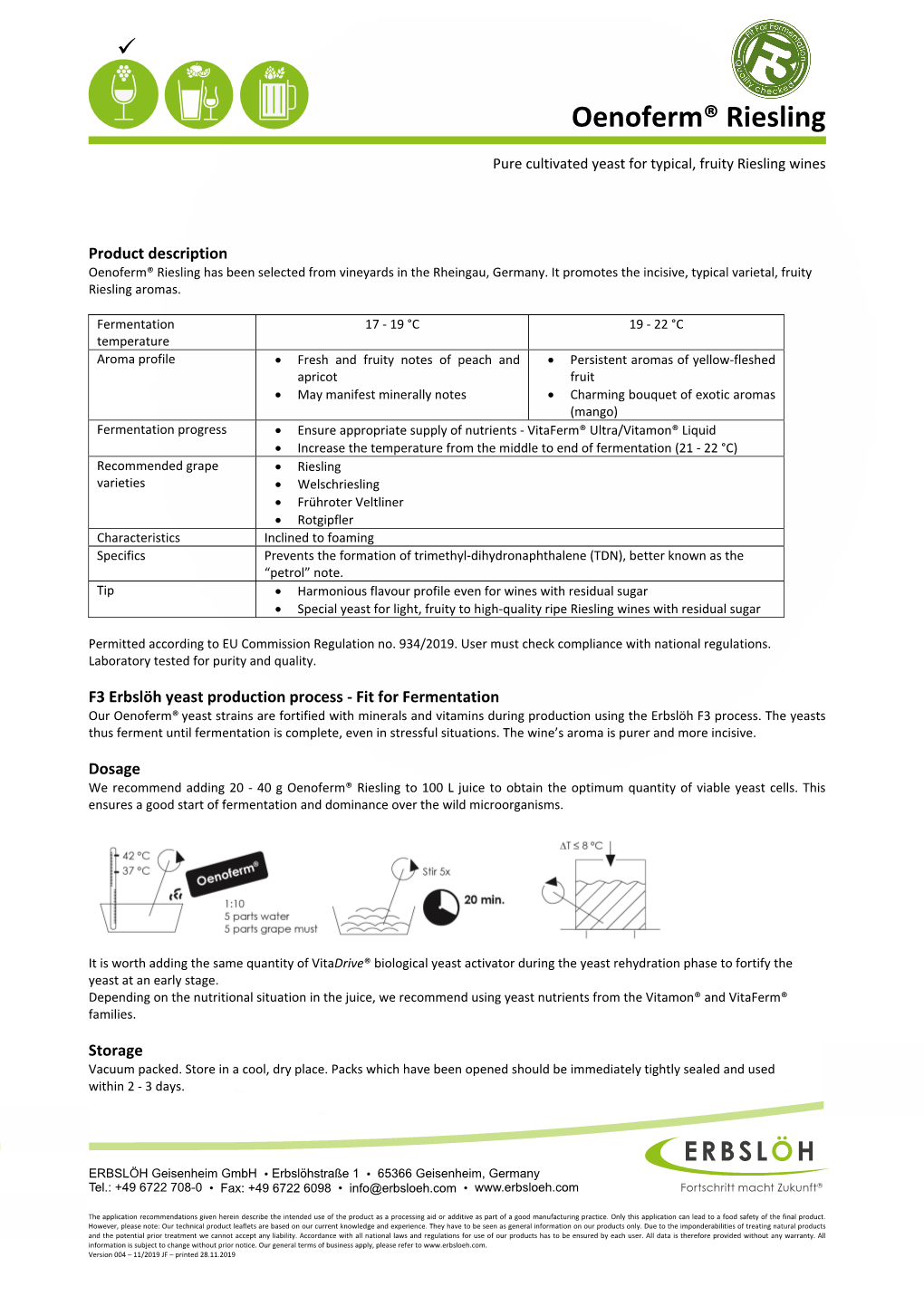 Oenoferm® Riesling