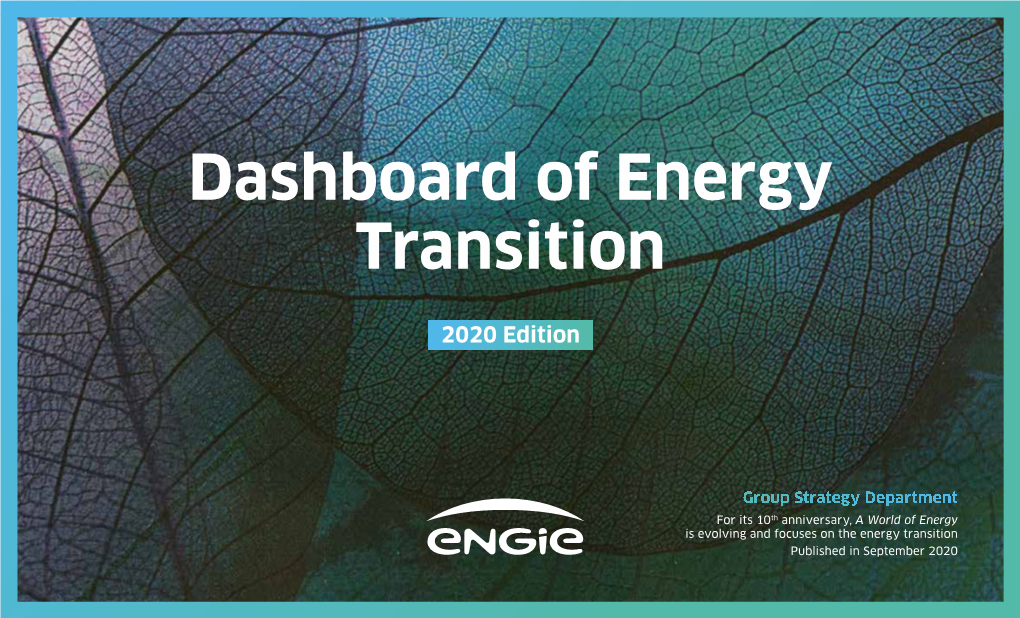 Download the Energy Transition Dashboard Télécharger
