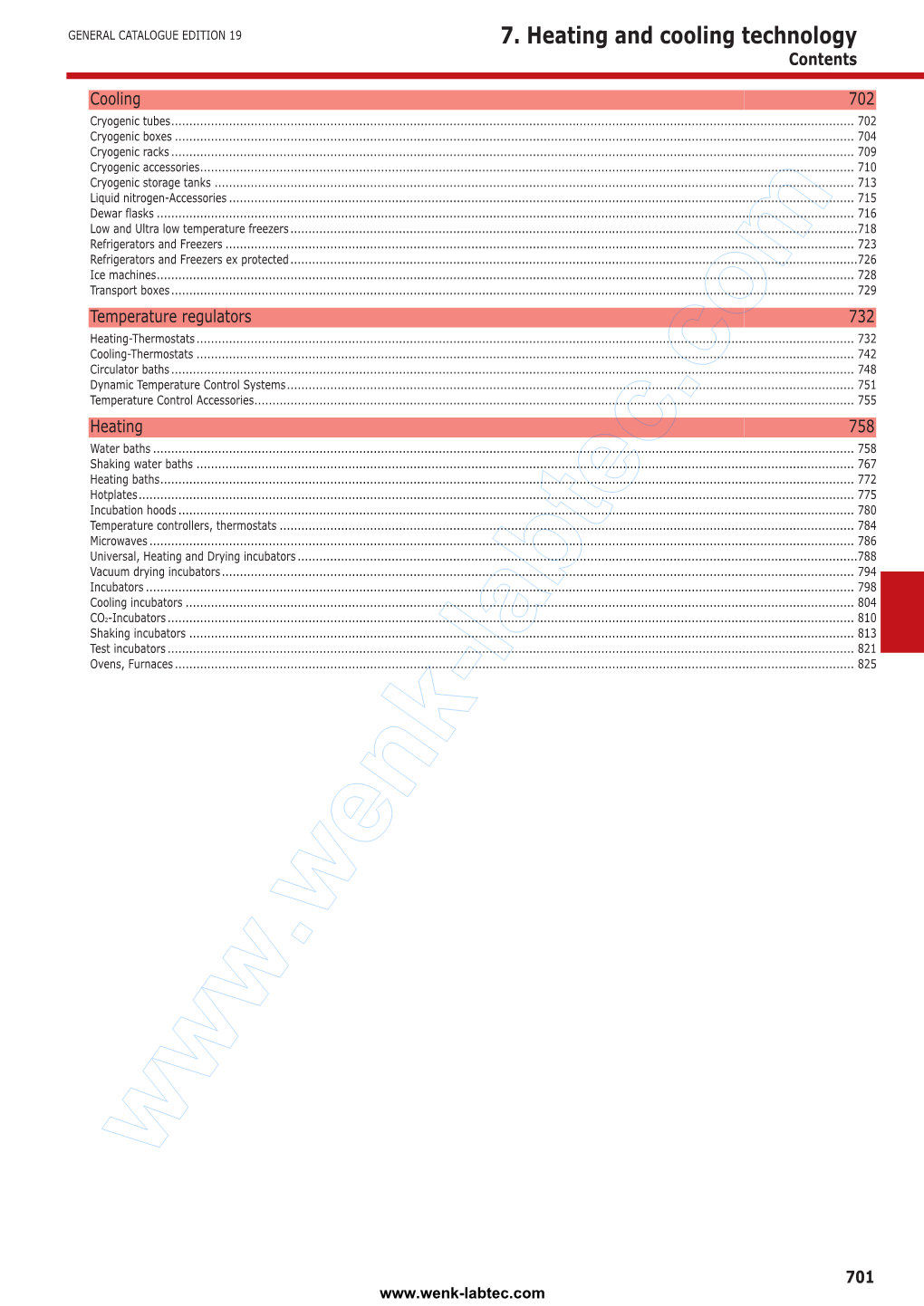 7. Heating and Cooling Technology Contents