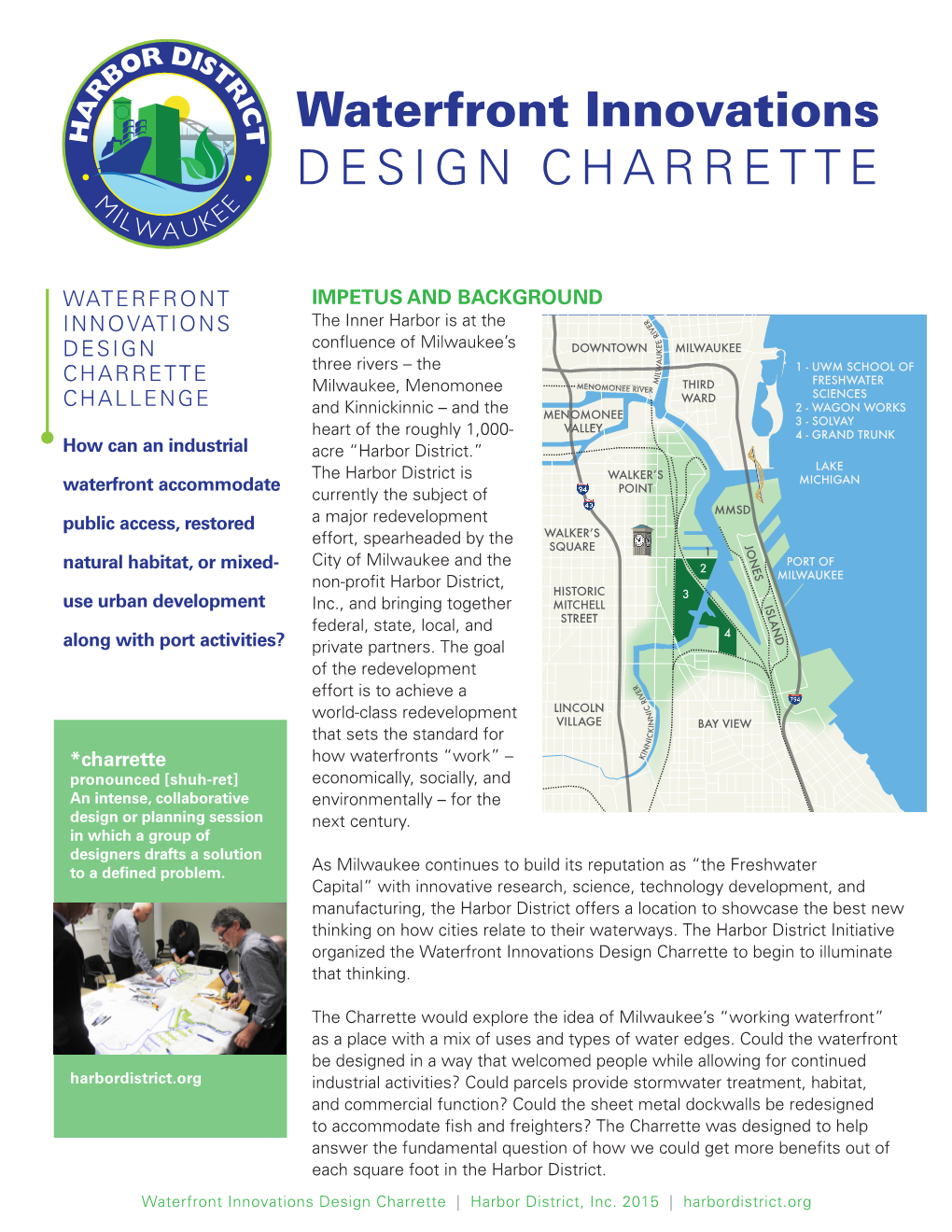 Waterfront Innovations Design Charrette to Begin to Illuminate That Thinking