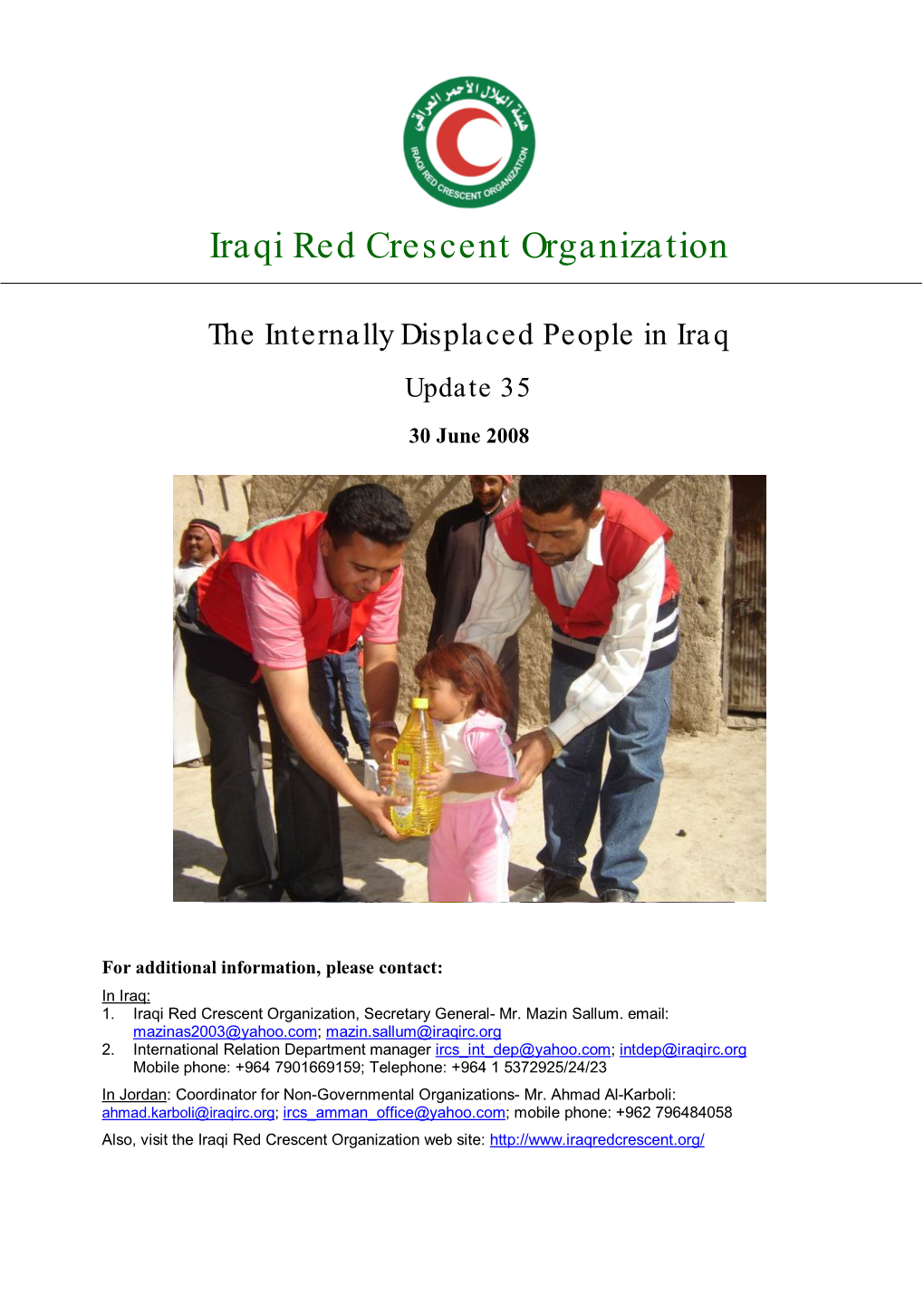 Iraqi Red Crescent Organization