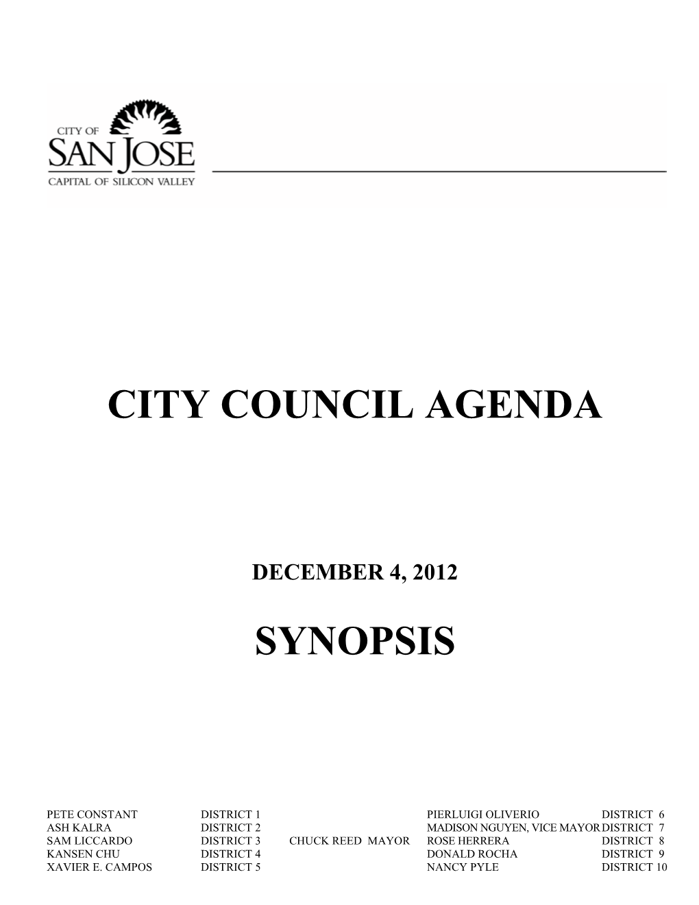 City Council Agenda