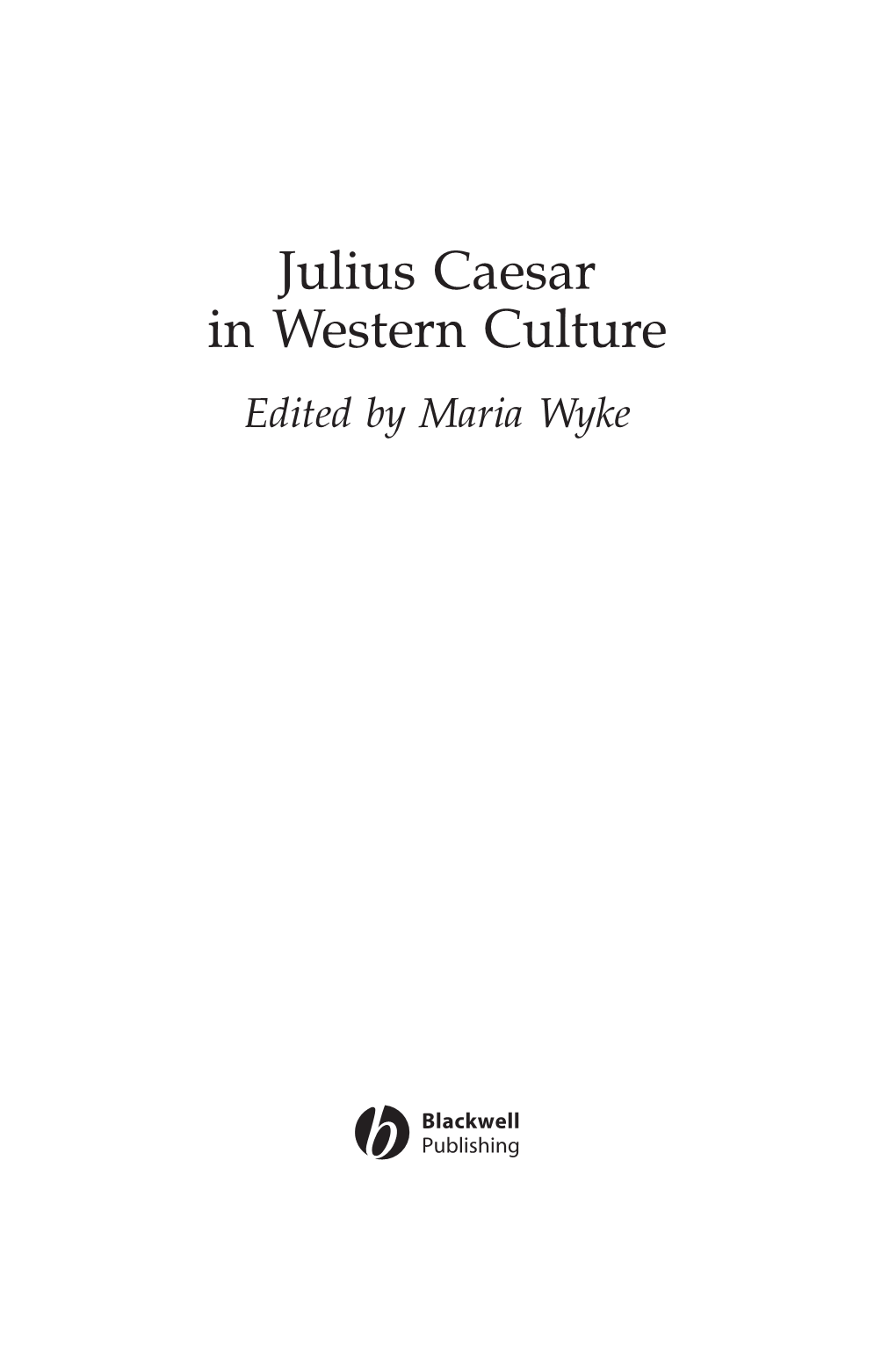 Julius Caesar in Western Culture