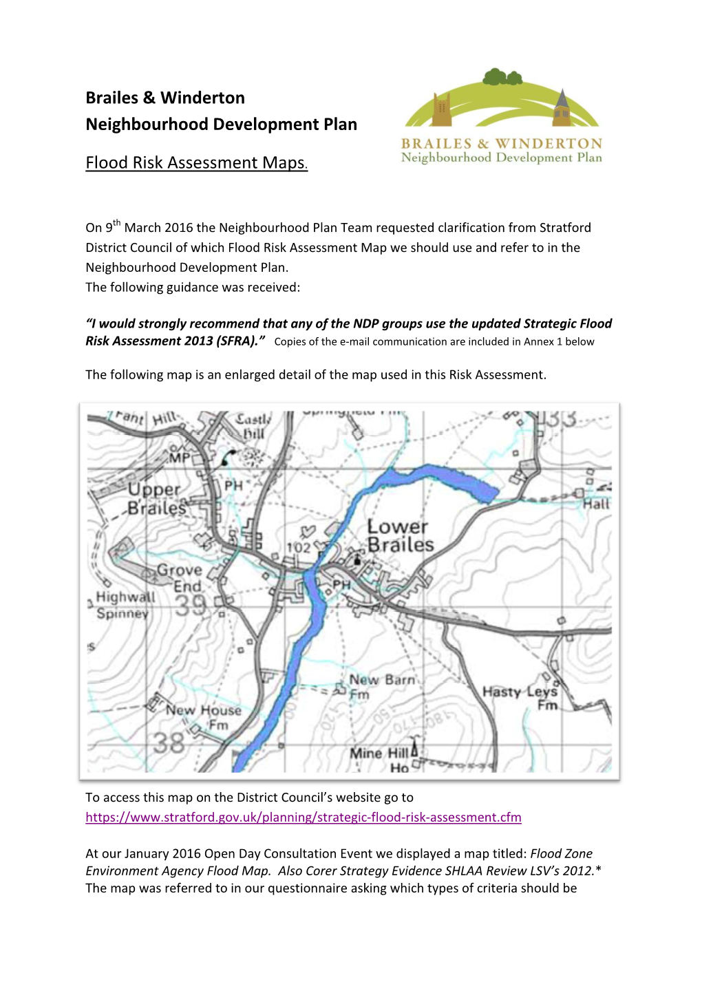 Explanation NP Use of Flood Maps