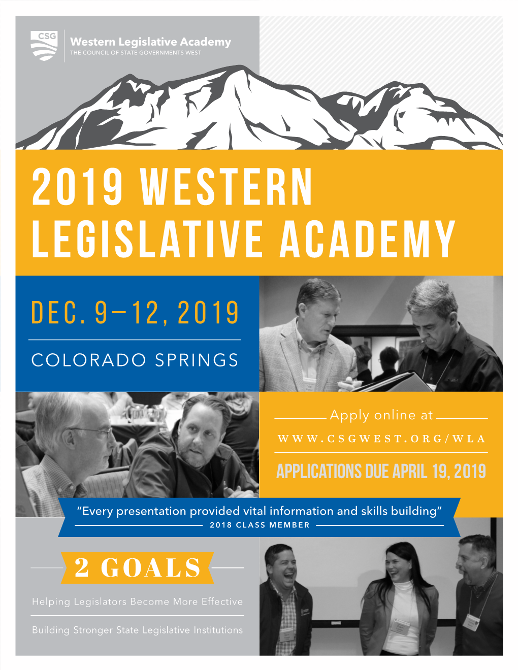 2019 Western Legislative Academy Dec