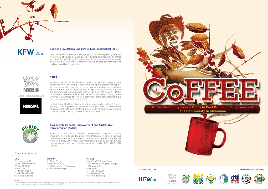 Coffee Technologies and Funds to Fuel Economic Empowerment of A