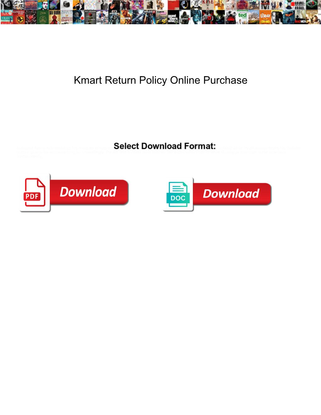 Kmart Return Policy Online Purchase