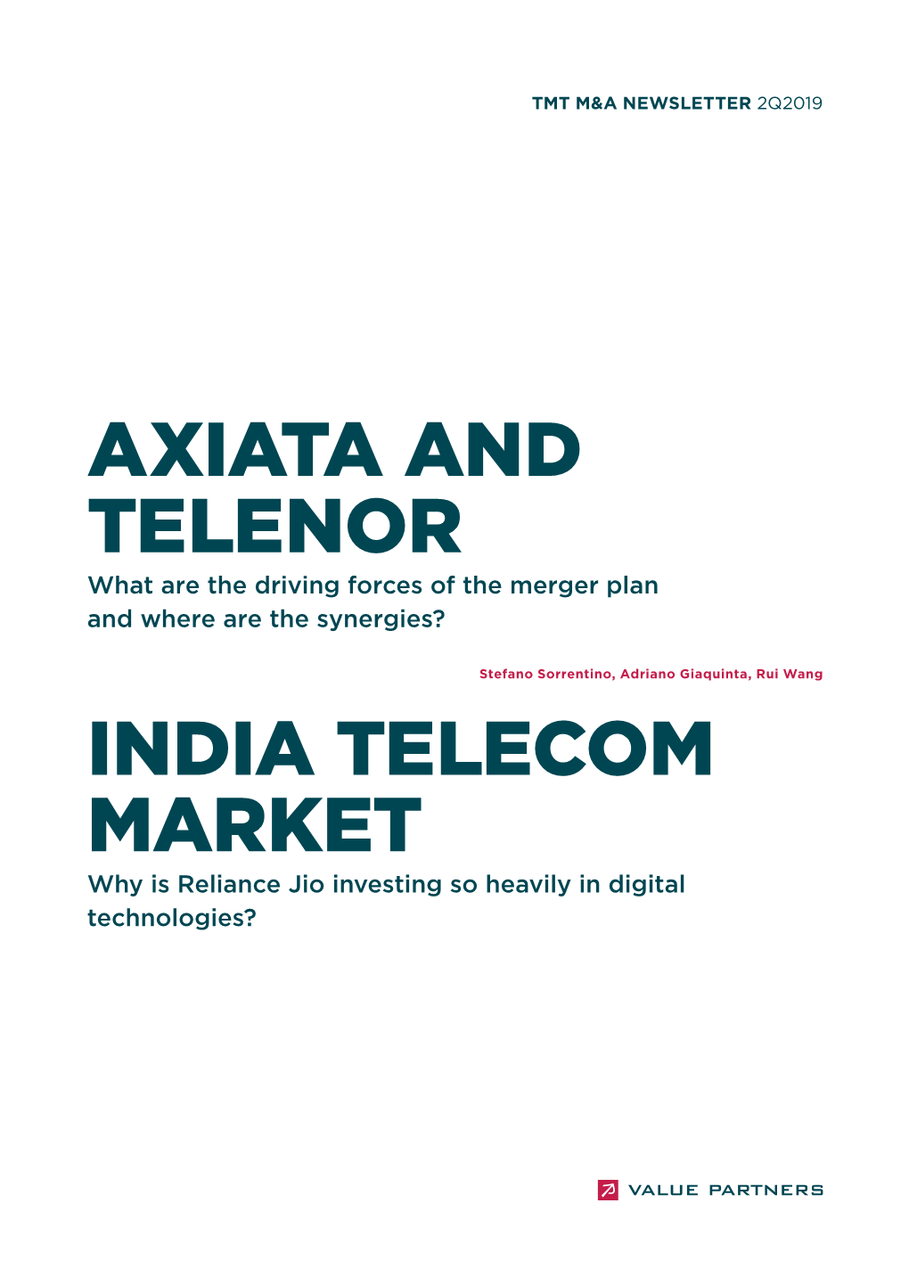 Axiata and Telenor India Telecom Market