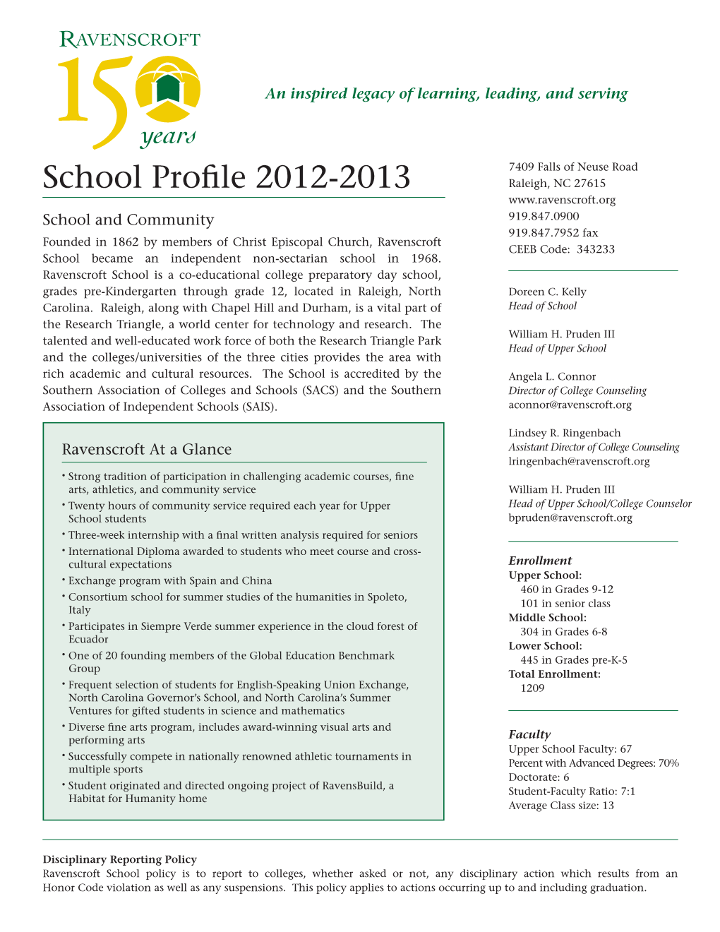 School Profile 2012-2013