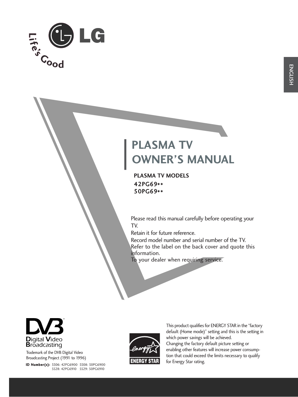 Plasma Tv Owner's Manual