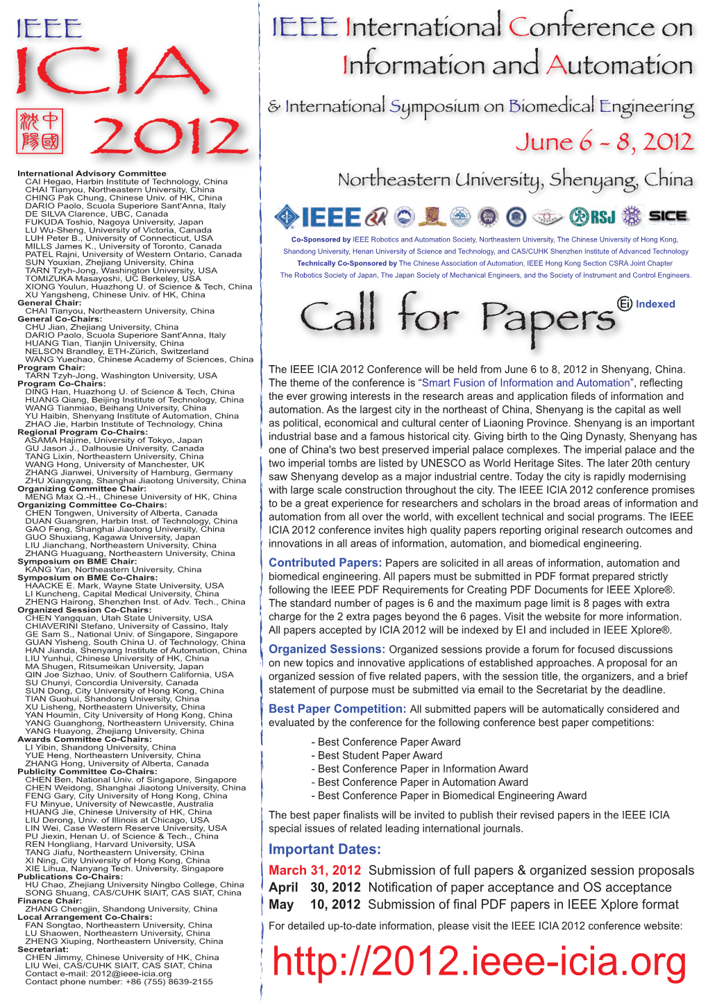 Call for Papers